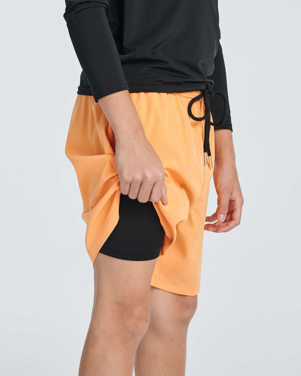 3 Pack: Boys' 2-in-1 Swim Trunks with Compression Liner