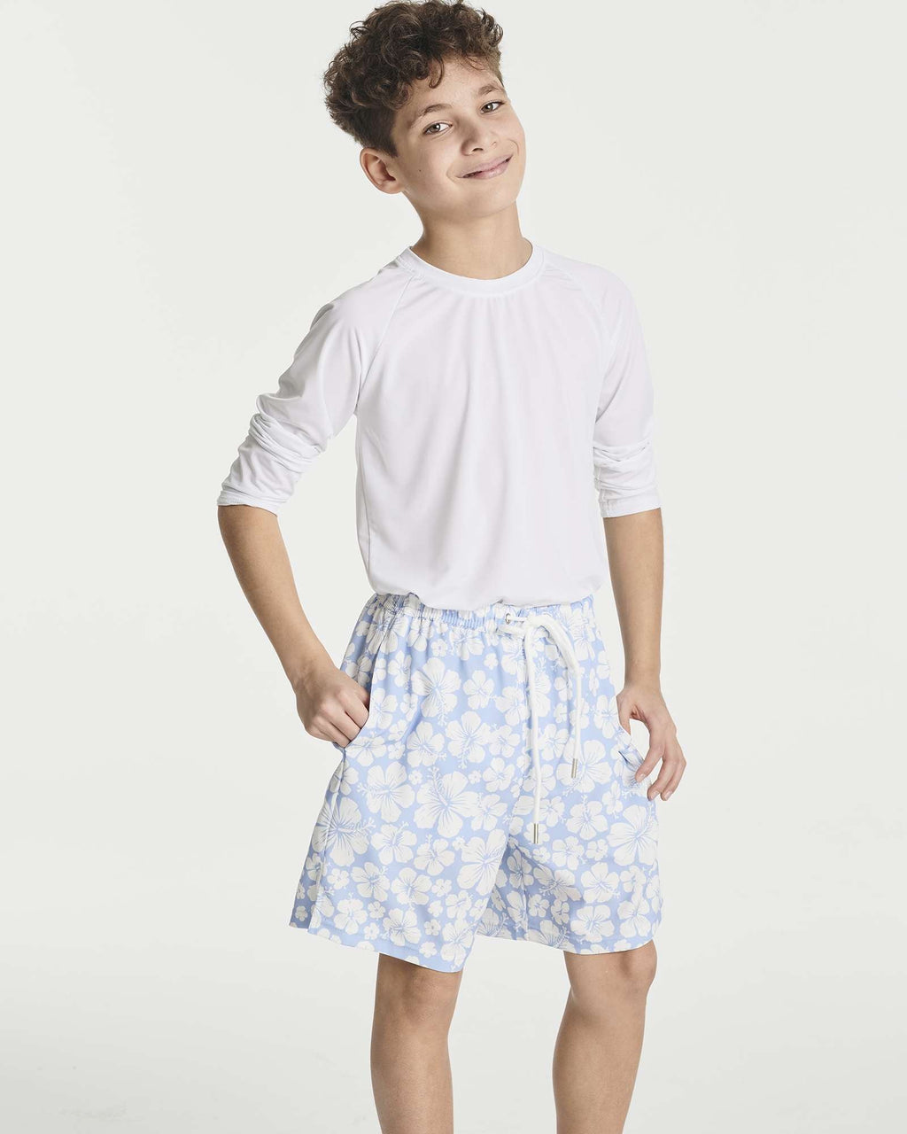 3 Pack: Boys' 2-in-1 Swim Trunks with Compression Liner