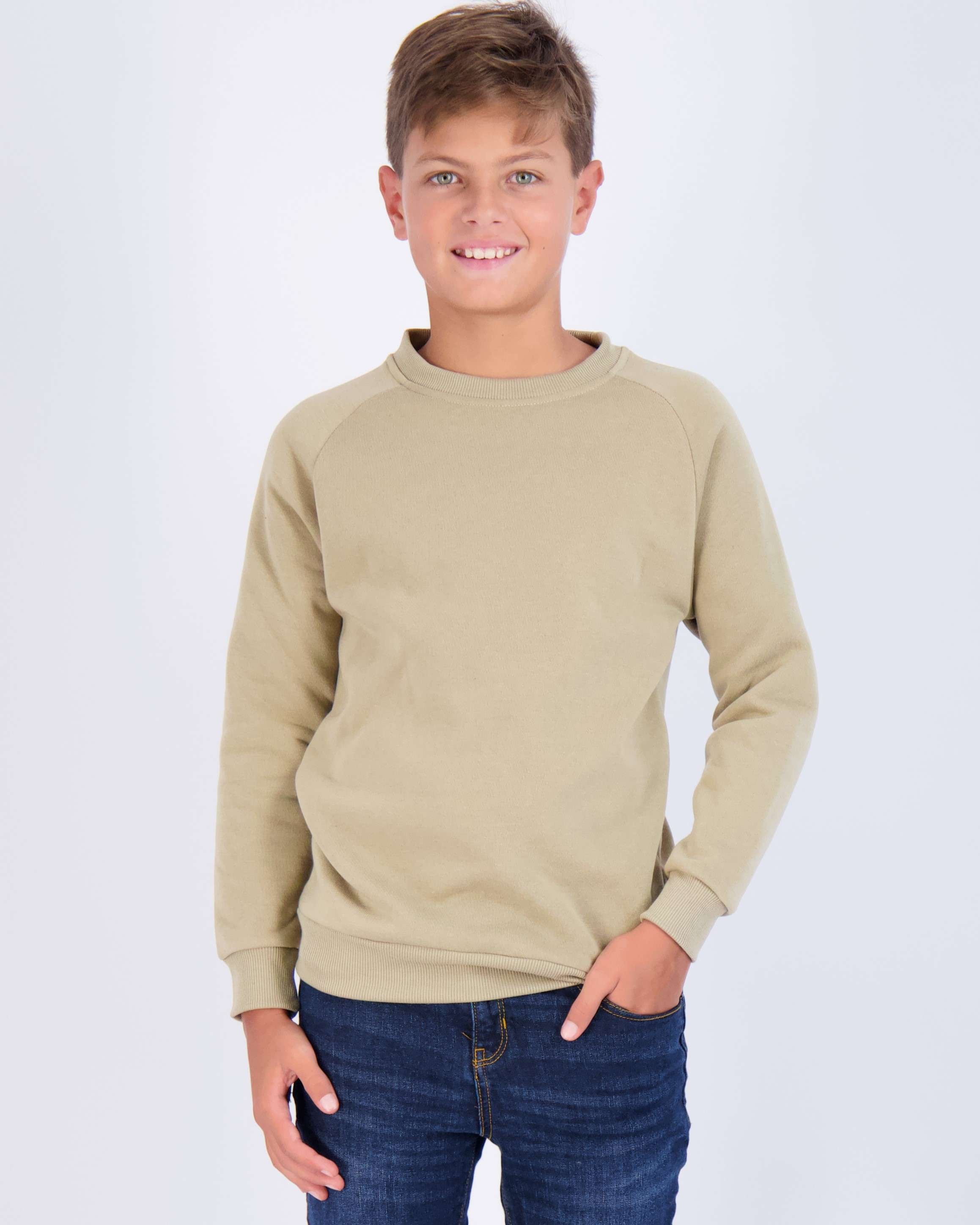 3 Pack: Boys Fleece Crew-Neck Pullover Sweatshirt