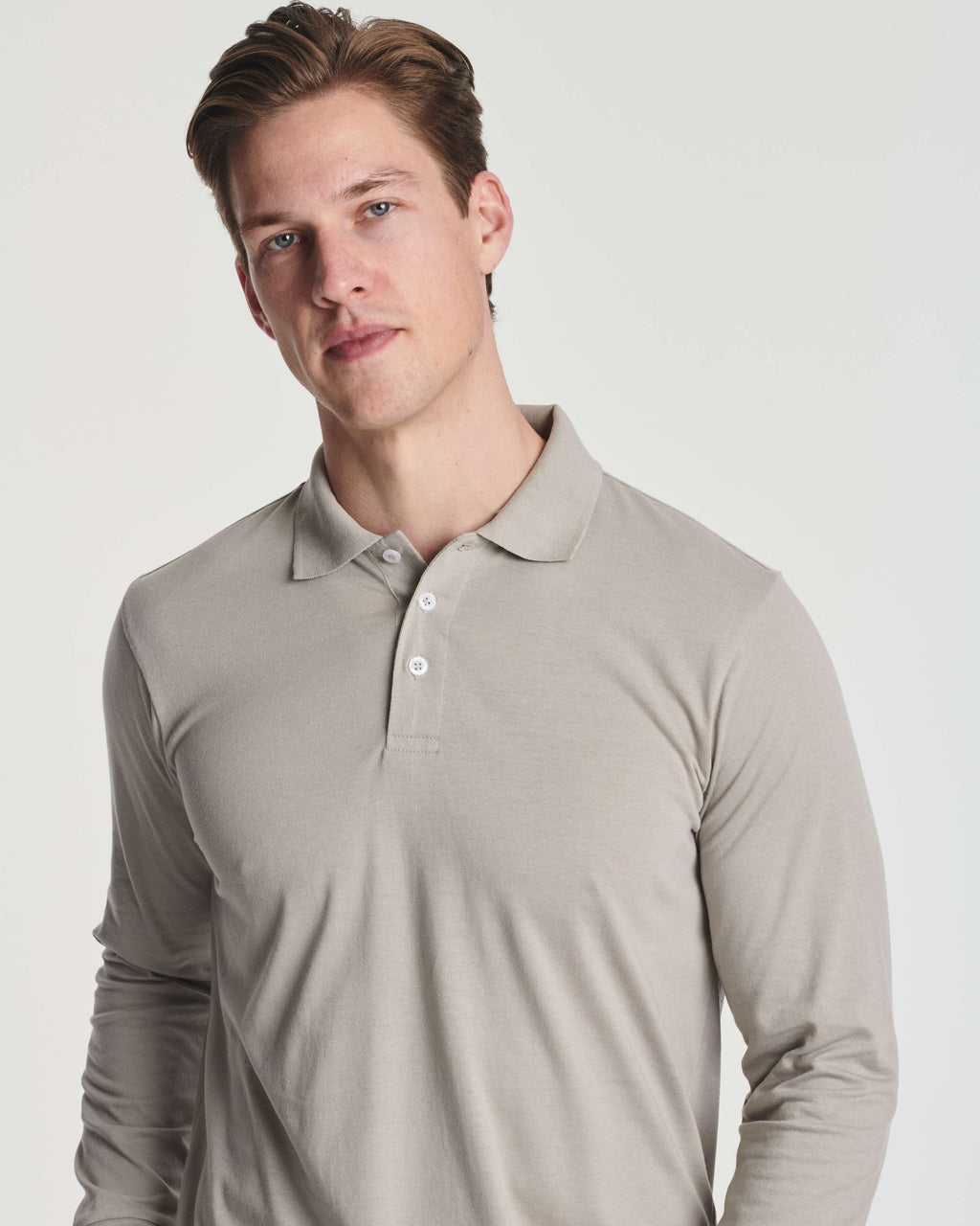 3 Pack: Men's Cotton Jersey Long-Sleeve Polo Shirt (Available in Big & Tall)