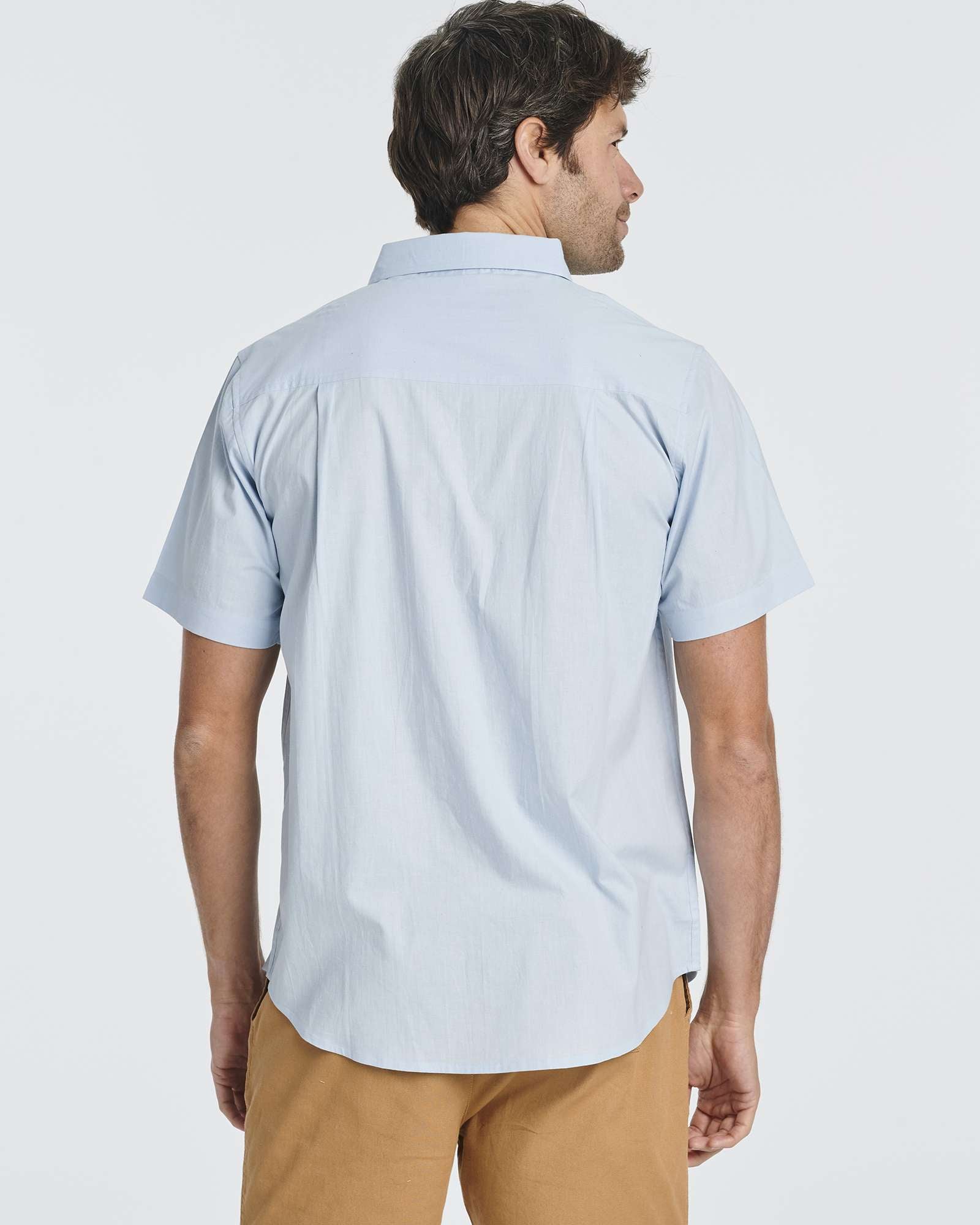 3 Pack: Men's Short-Sleeve Poplin Shirt (Available In Big & Tall)
