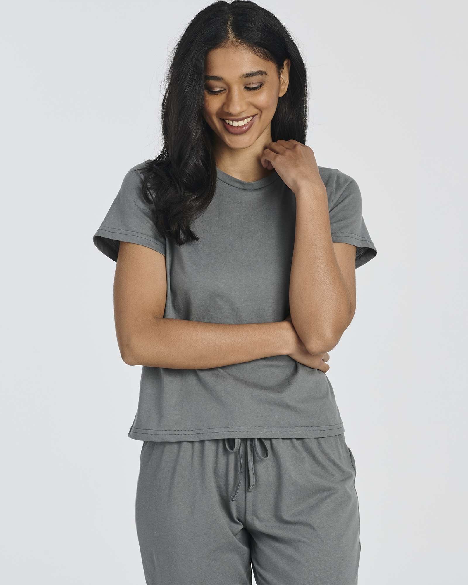2 Pack: Women's Cotton Pajamas with Capri Pants