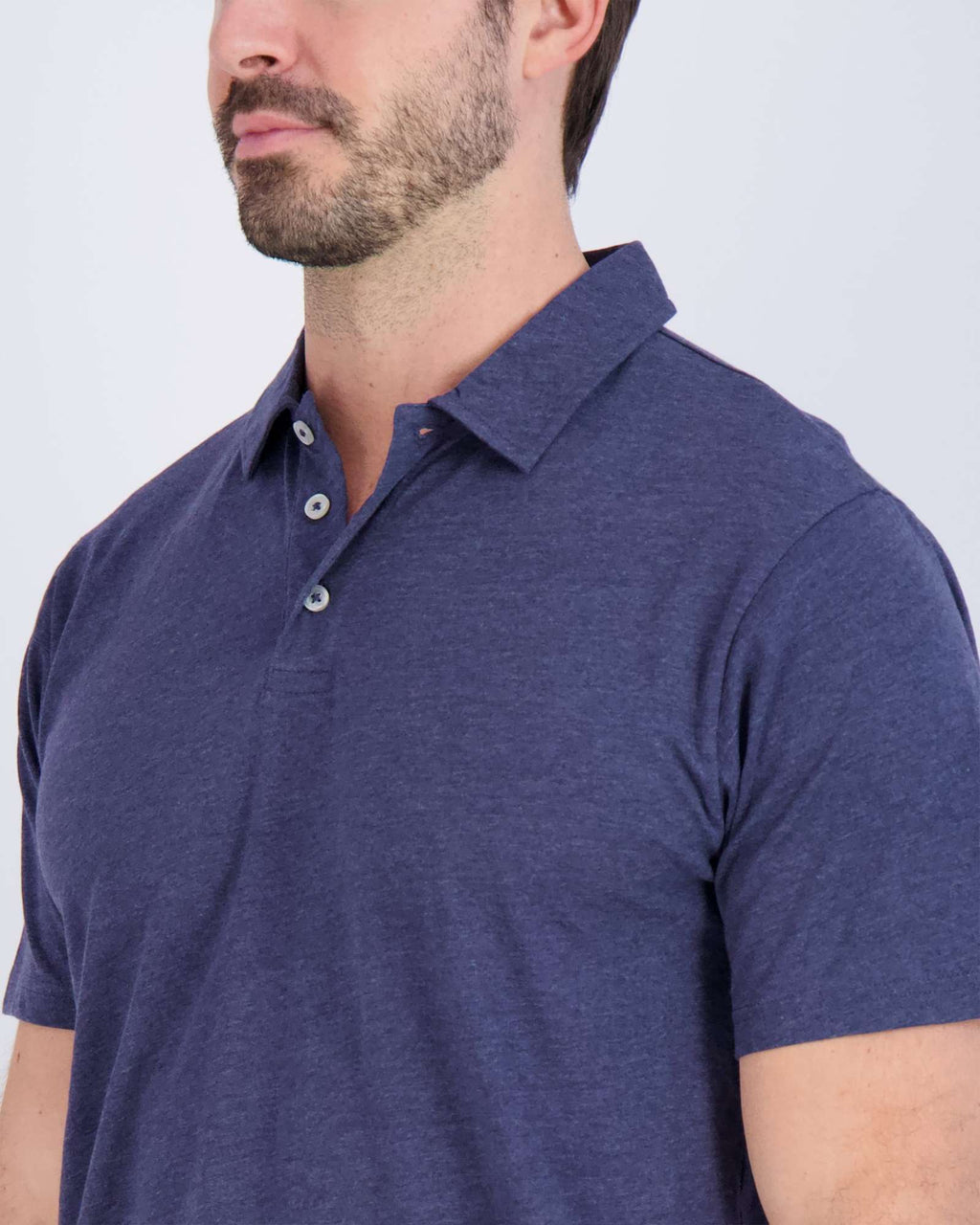 3 Pack: Men's Jersey Cotton Short Sleeve Polo Shirt