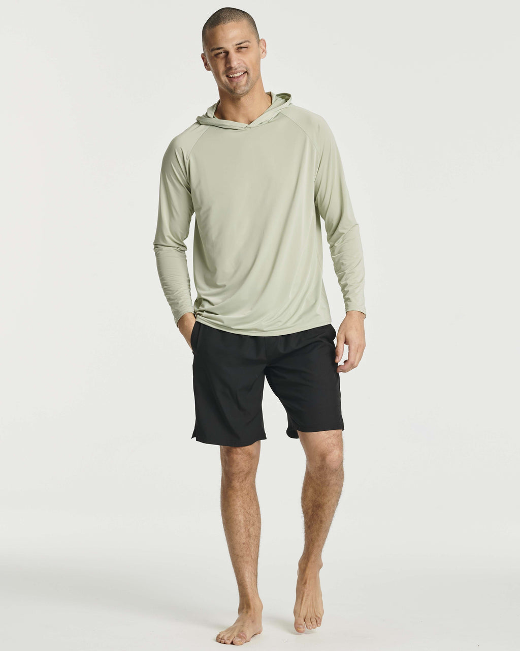 3 Pack: Men's Rash Guard Hoodie (Available In Big & Tall)