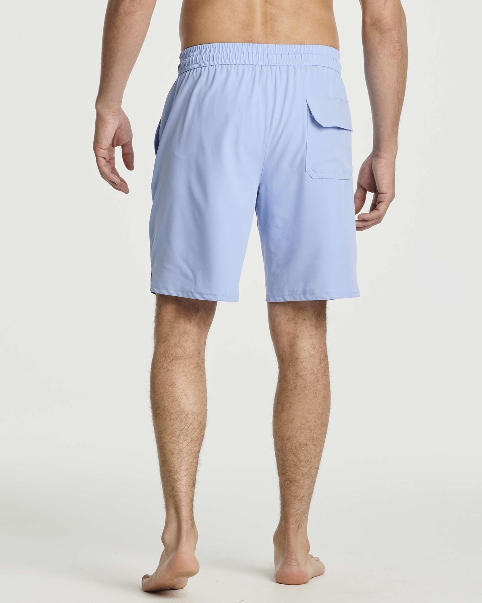 3 Pack: Men's 9" 2-in-1 Board Shorts with Compression Liner