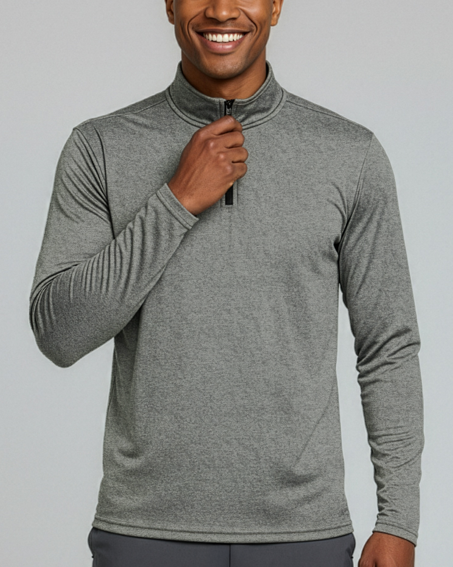 3 Pack: Mens Active Dry-Fit Quarter Zip Pullover (Available in Big & Tall)