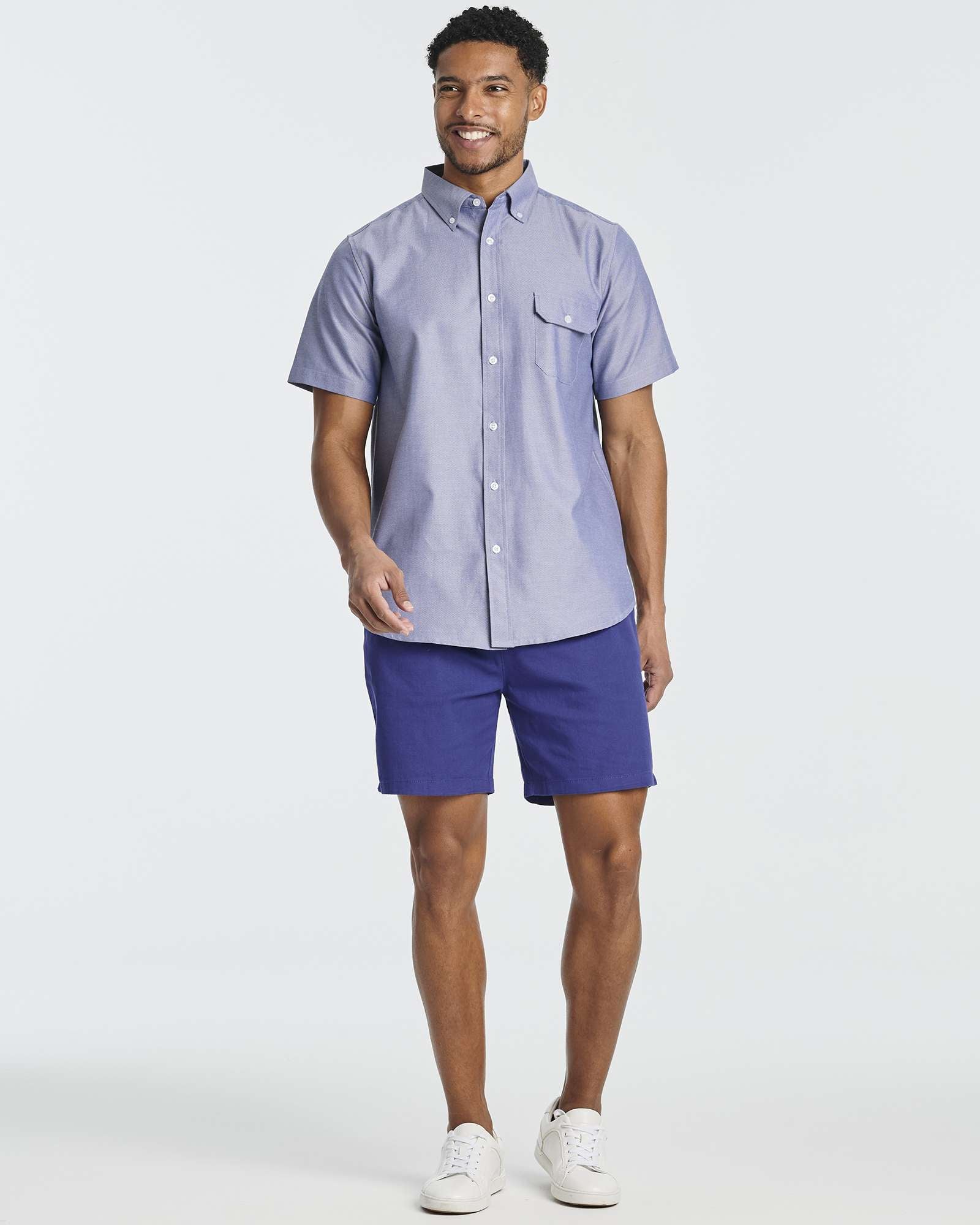 3 Pack: Men's Cotton 7" Walk Short