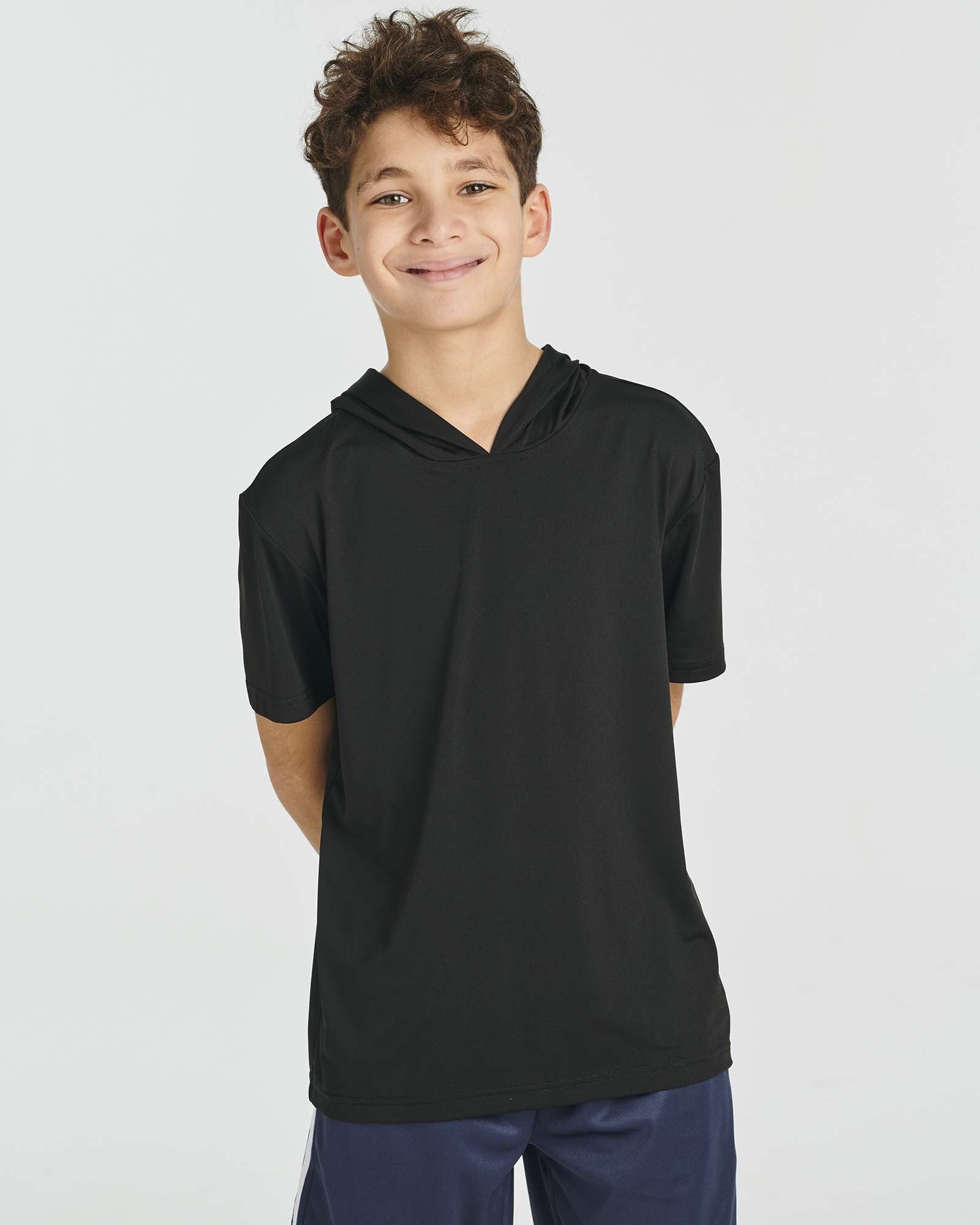 3 Pack: Boys' Dry-Fit Short Sleeve Workout Hoodie