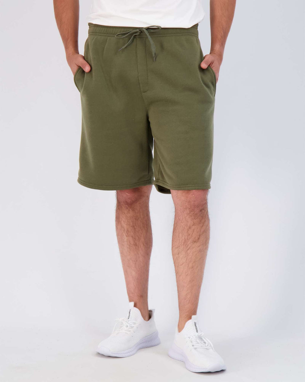 3 Pack: Mens 9" Fleece Casual Lounge Shorts