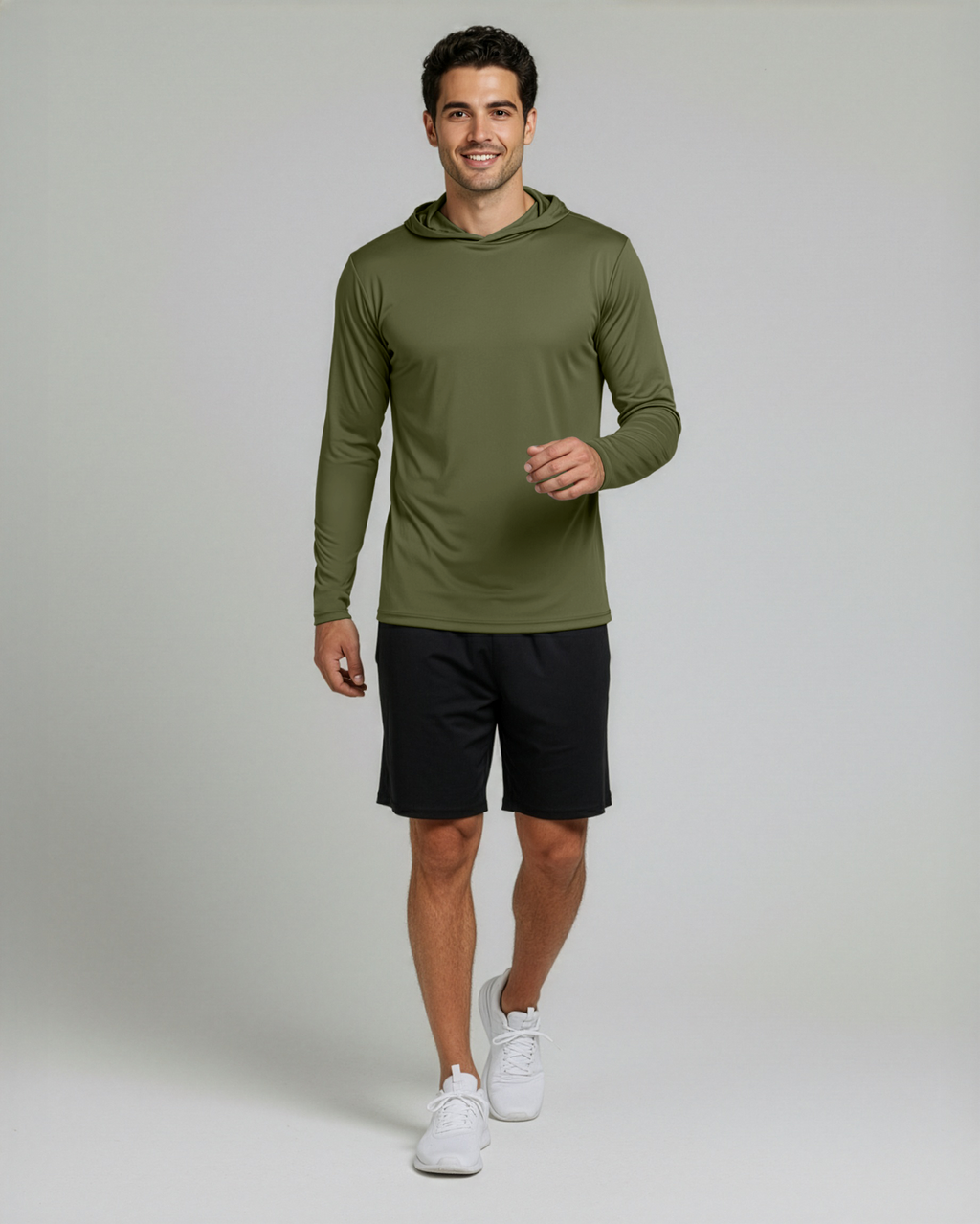 3 Pack: Mens Dry Fit Active Hoodie Pullover Sweatshirt