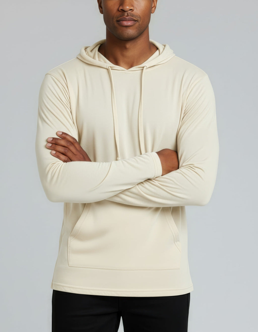 3 Pack: Mens Cotton Lightweight Pullover Hoodie