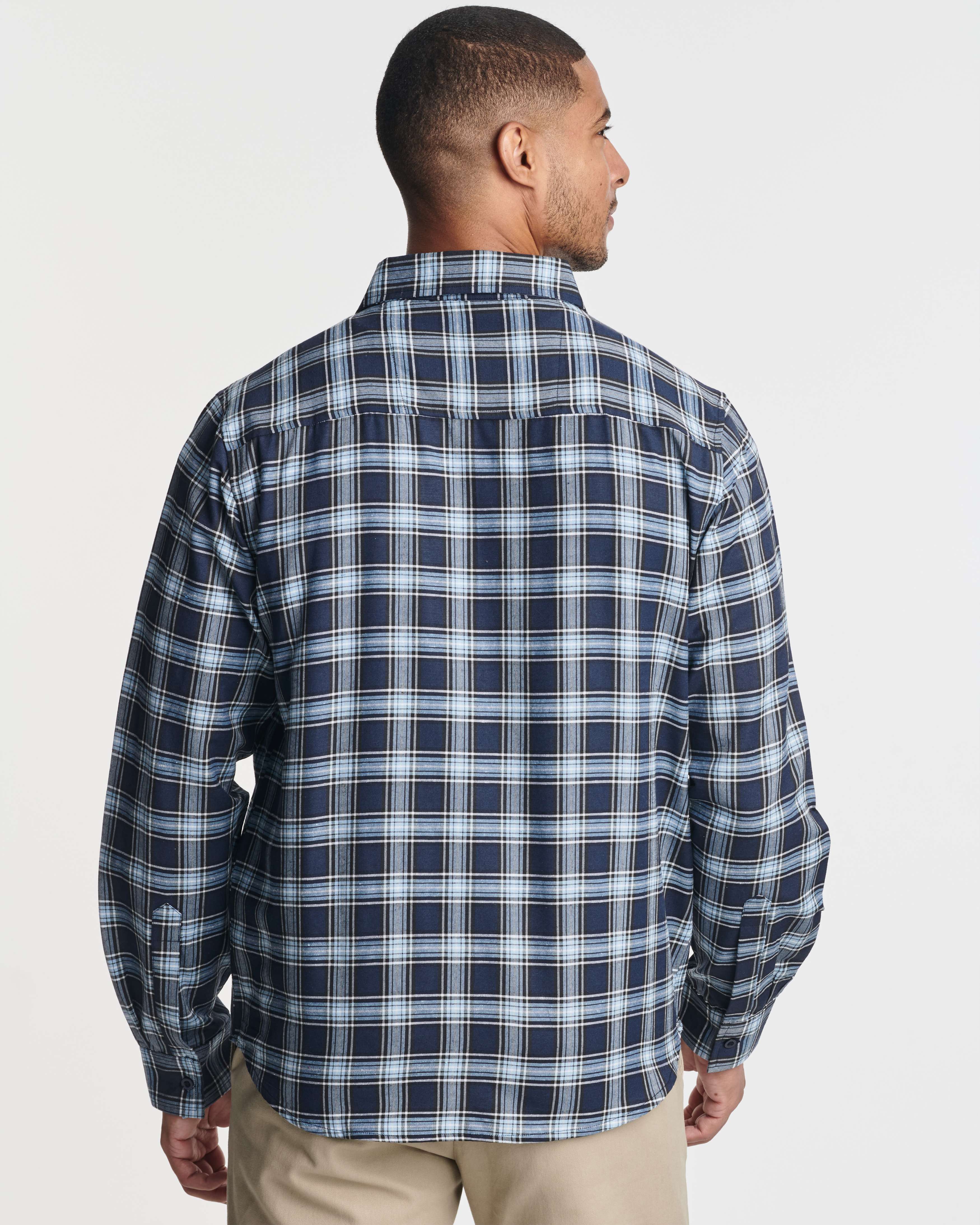 3 Pack: Men's Regular-Fit Long Sleeve Poplin Shirt (Available in Big & Tall)