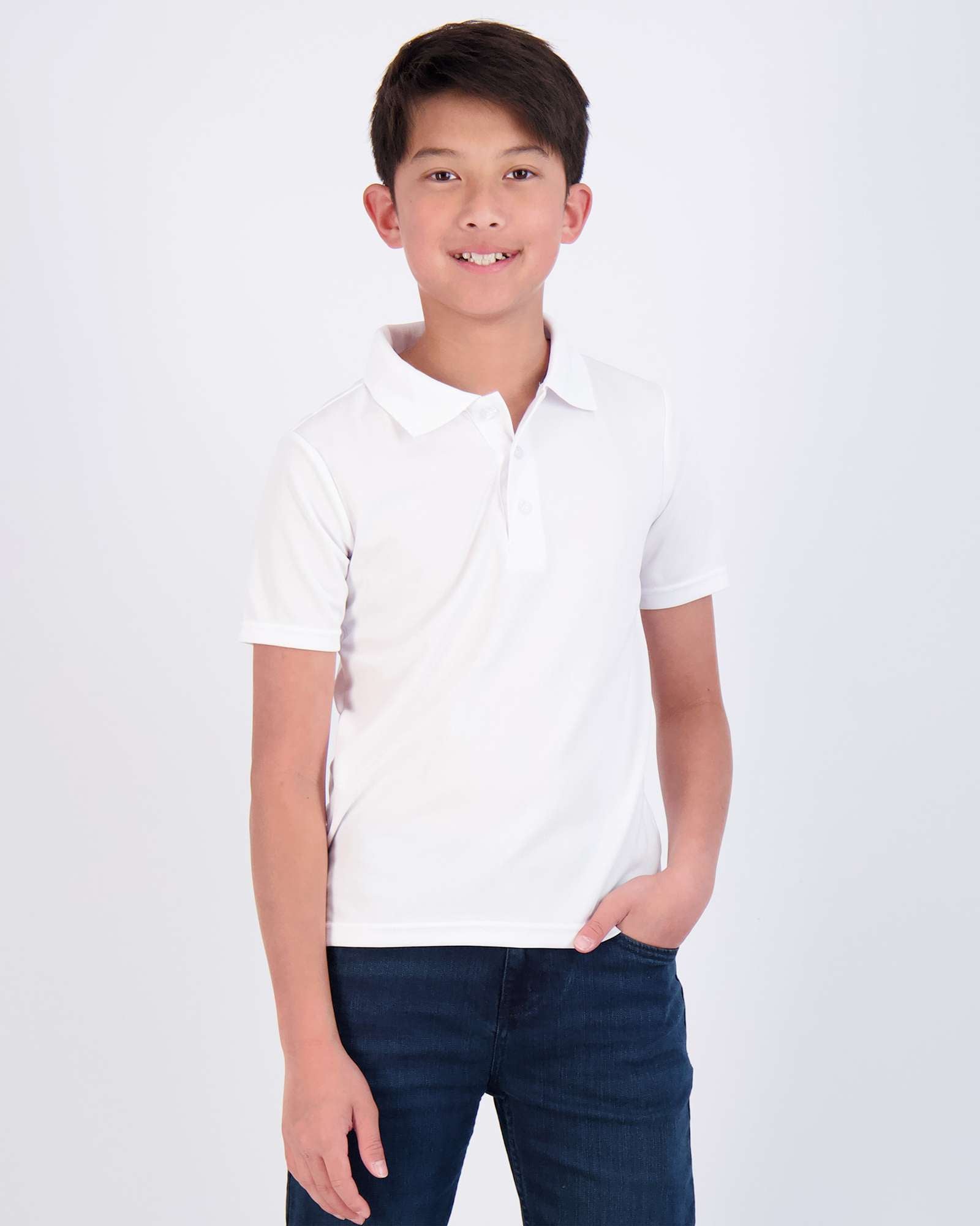 3 Pack: Boys' Short Sleeve Polo Shirt