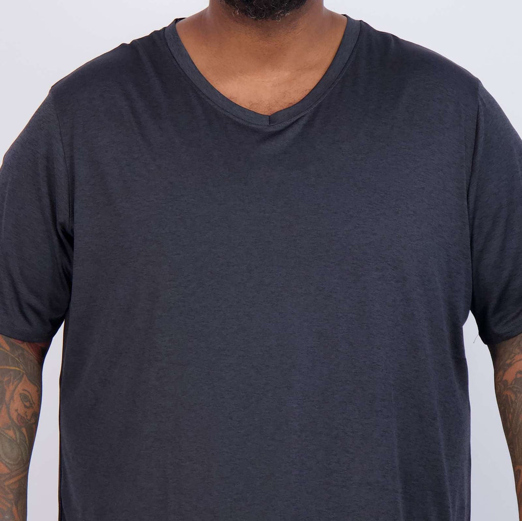 3 Pack: Men's Big & Tall V-Neck Short-Sleeve Dry-Fit T-Shirt