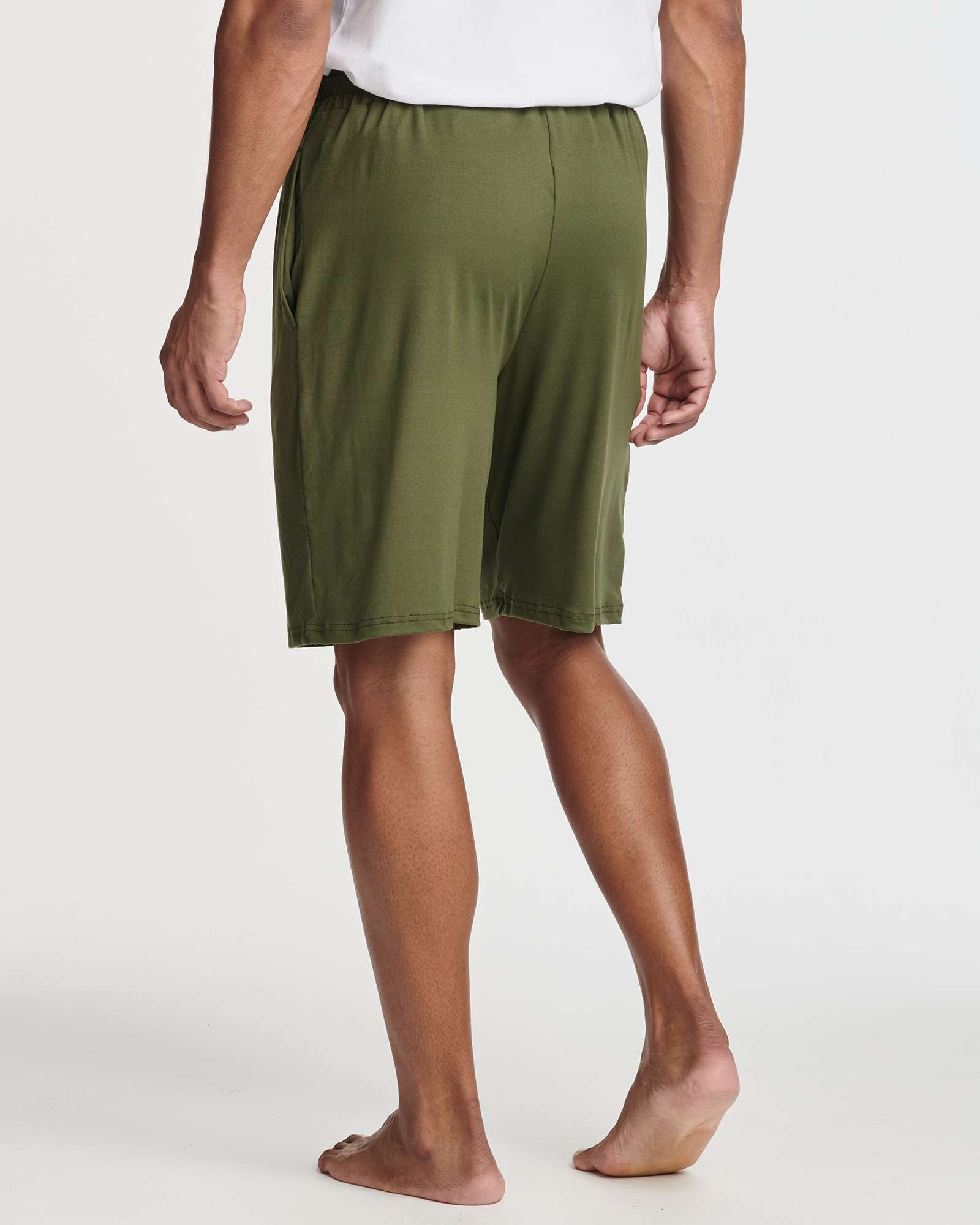 3 Pack: Men's Soft Pajama Shorts
