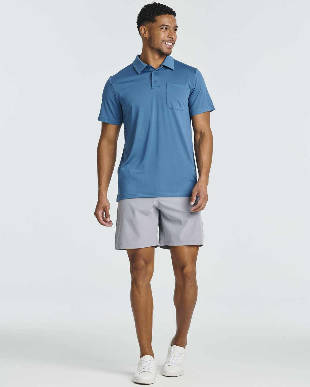 3 Pack: Men's Short Sleeve Pocket Polo Shirt (Available in Big & Tall)