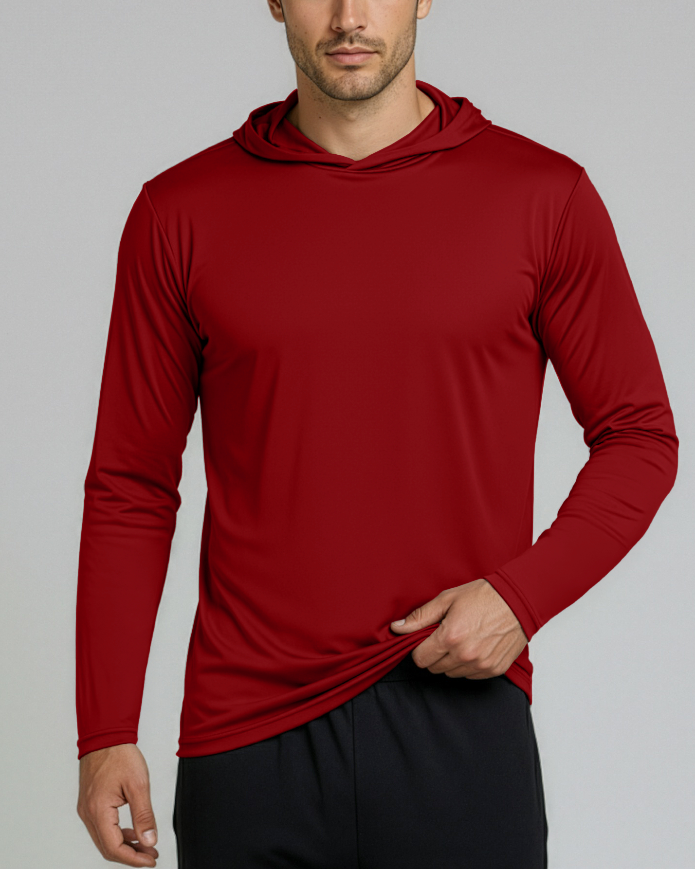 3 Pack: Mens Dry Fit Active Hoodie Pullover Sweatshirt