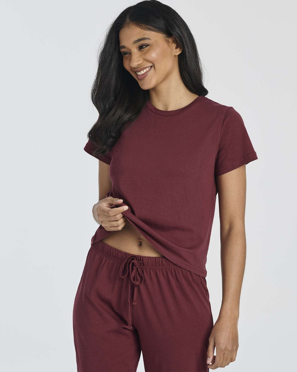 2 Pack: Women's Cotton Pajamas with Capri Pants