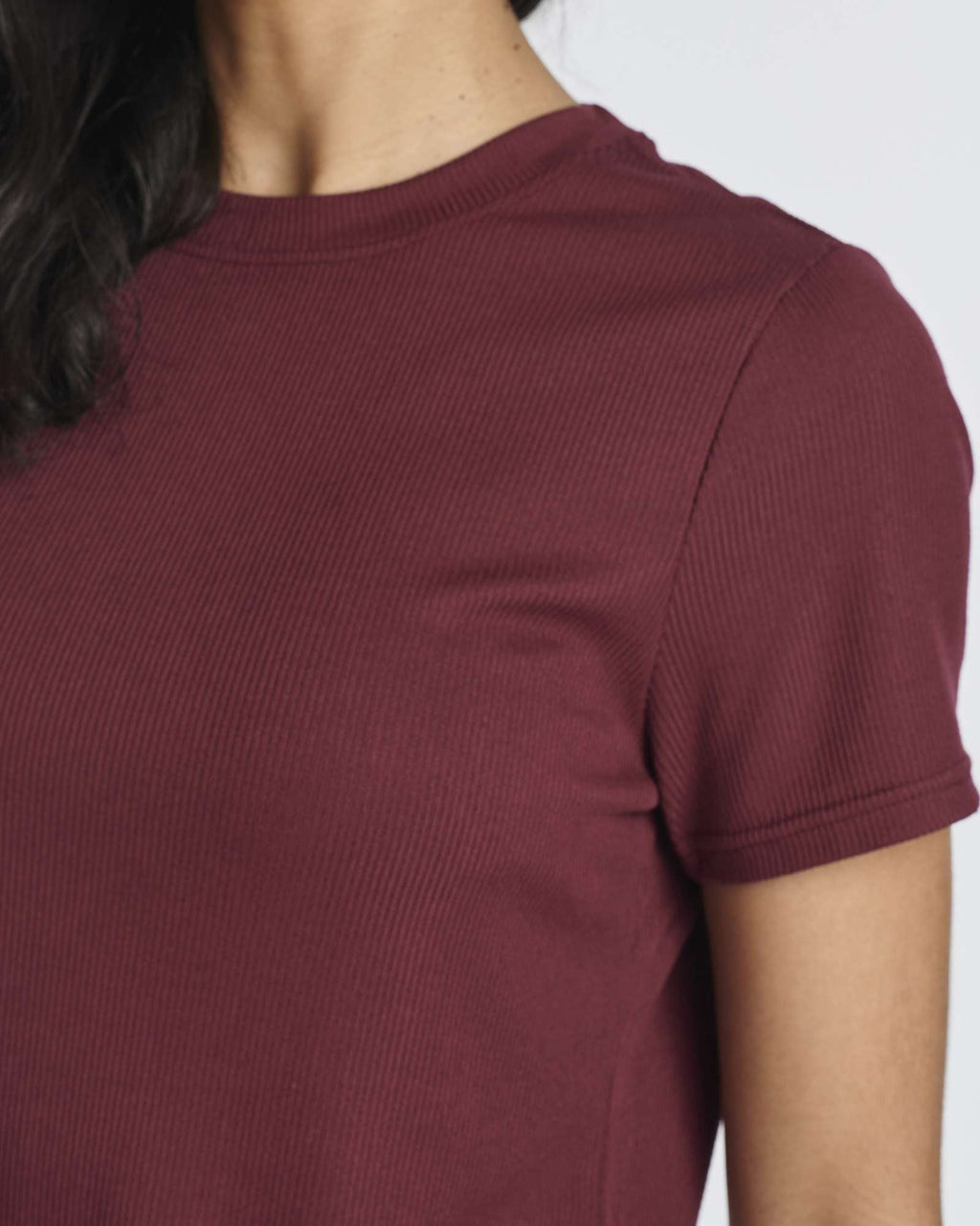 2 Pack: Women's Soft Ribbed Knit Crop Top & Short Set