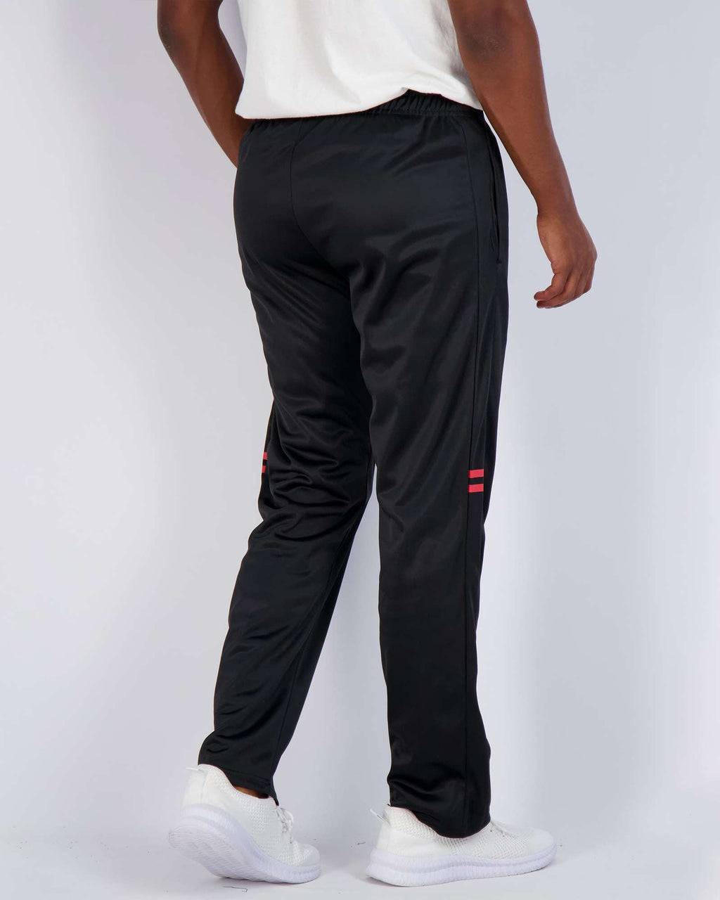3 Pack: Mens Active Athletic Casual Tricot Open Bottom Sweatpants with Pockets (Available in Big & Tall)