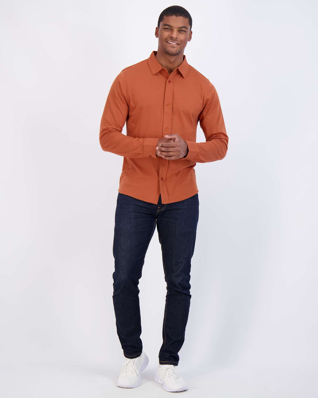 3 Pack: Men's Long Sleeve Button Down Shirt