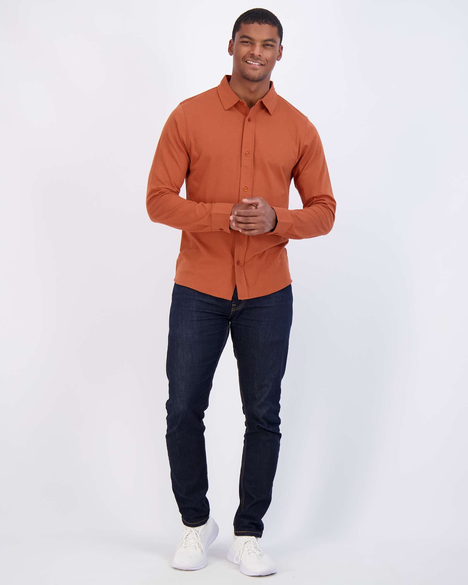 3 Pack: Men's Long Sleeve Button Down Shirt