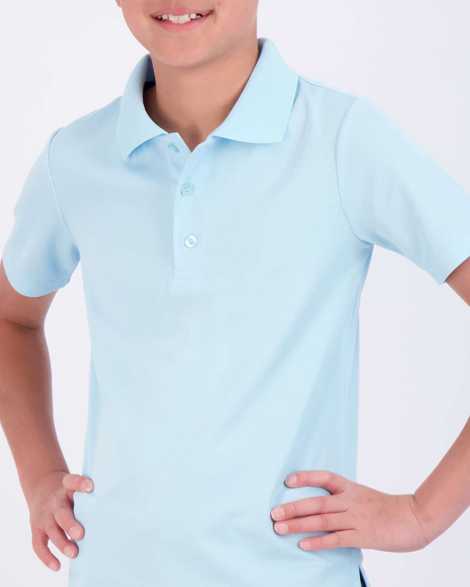 3 Pack: Boys' Short Sleeve Polo Shirt