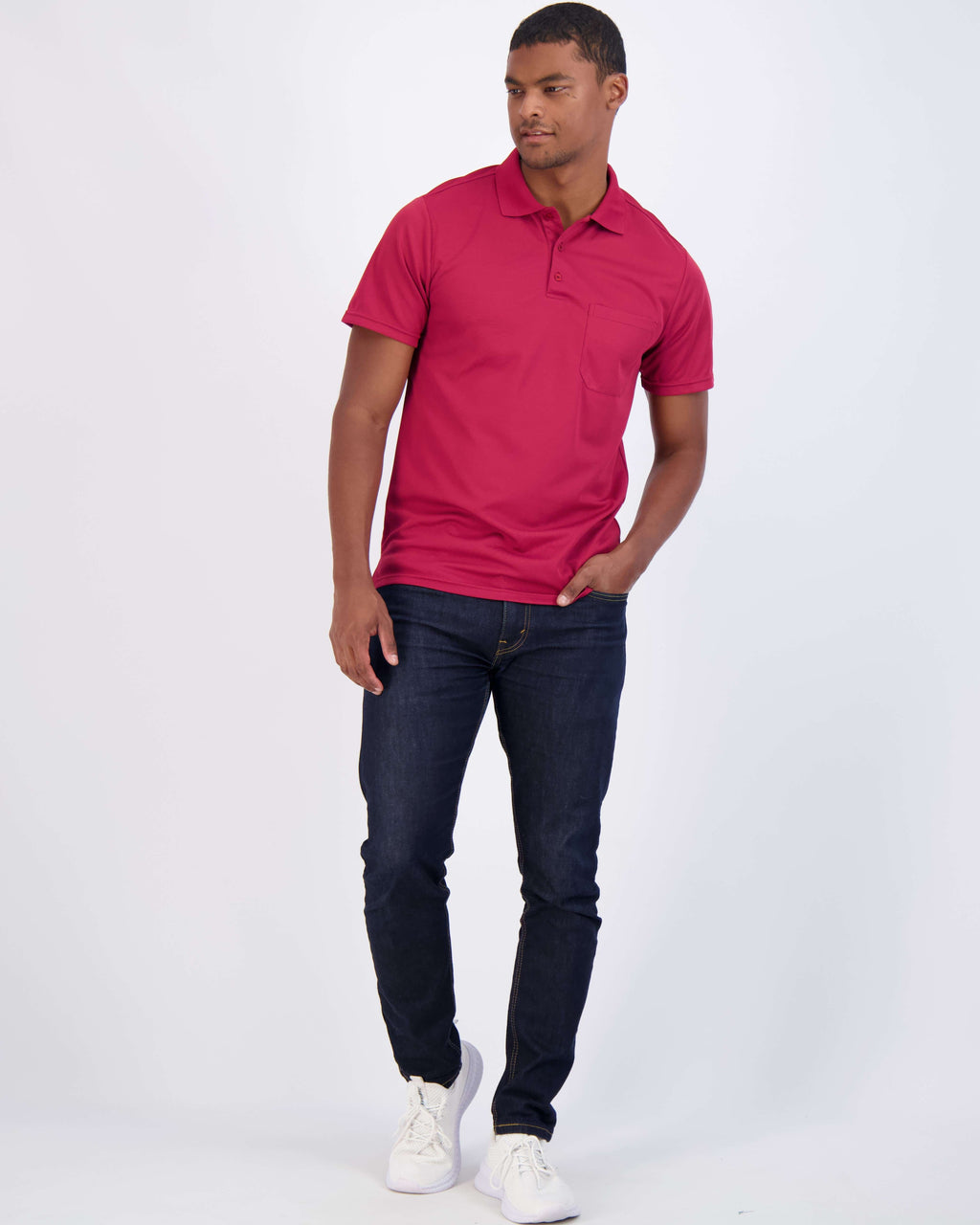 3 Pack: Men's Short Sleeve Dry-Fit Polo Shirt (Available in Big & Tall)