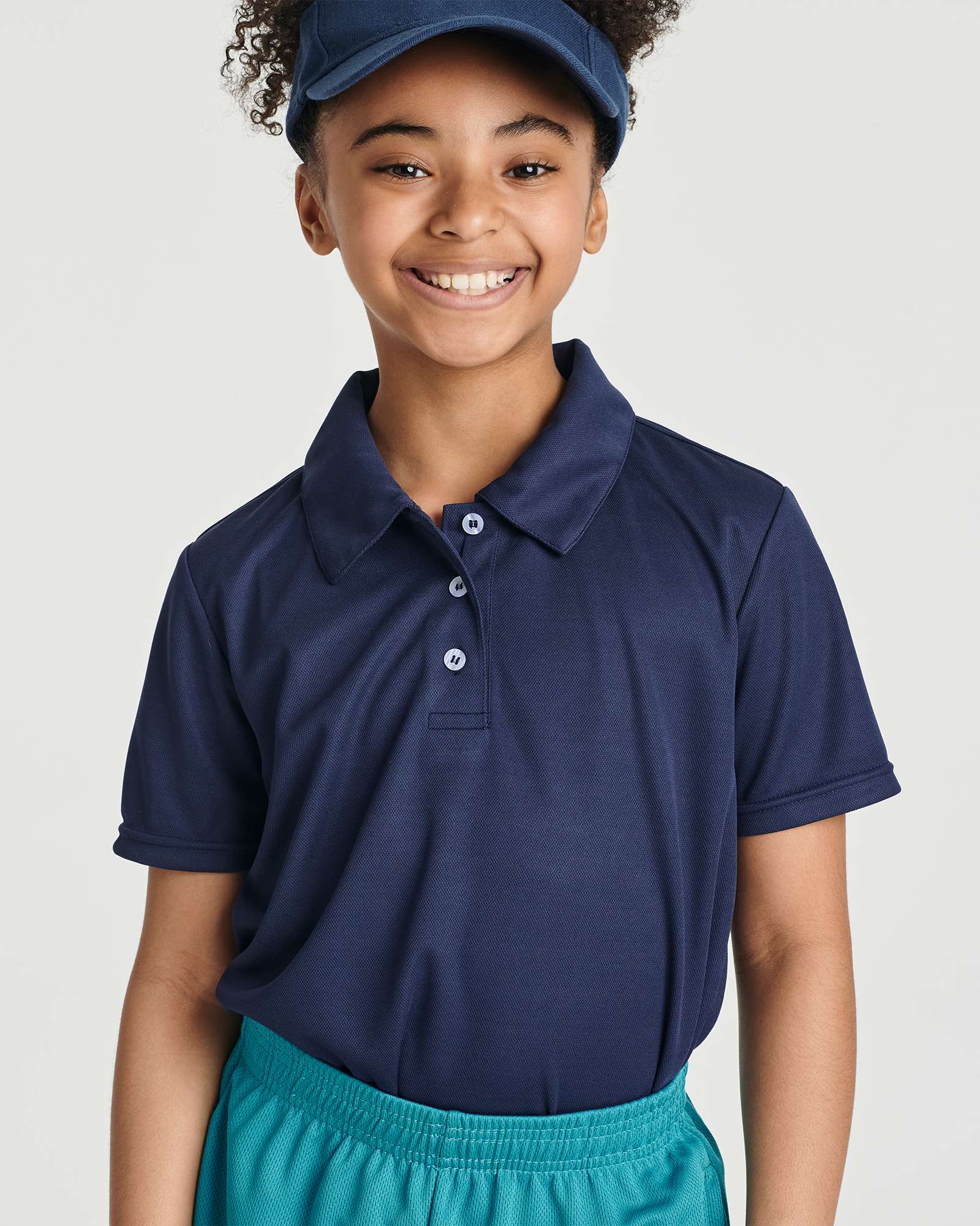 3 Pack: Girls' Short Sleeve Performance Polo