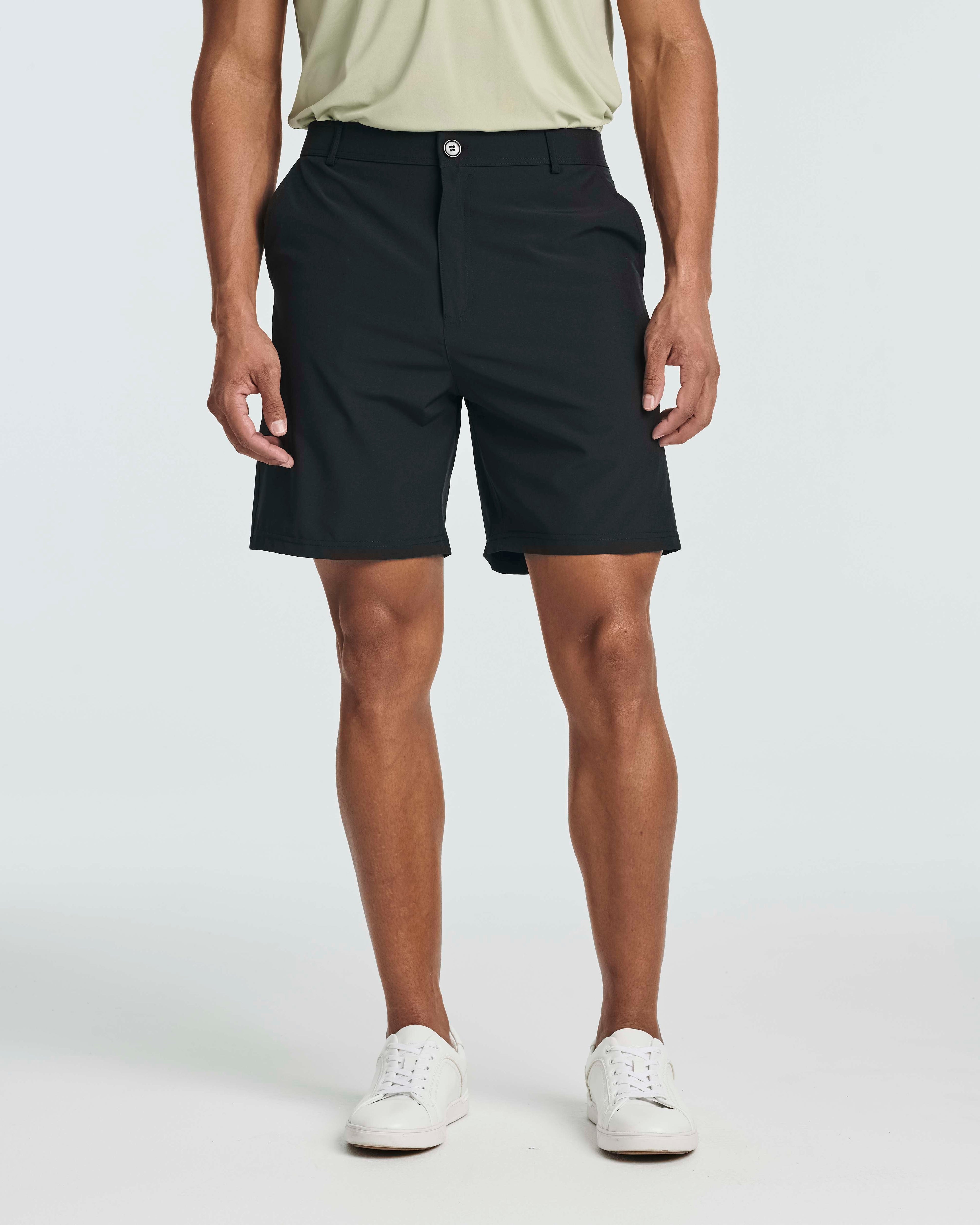 3 Pack: Men's 7" Golf Shorts