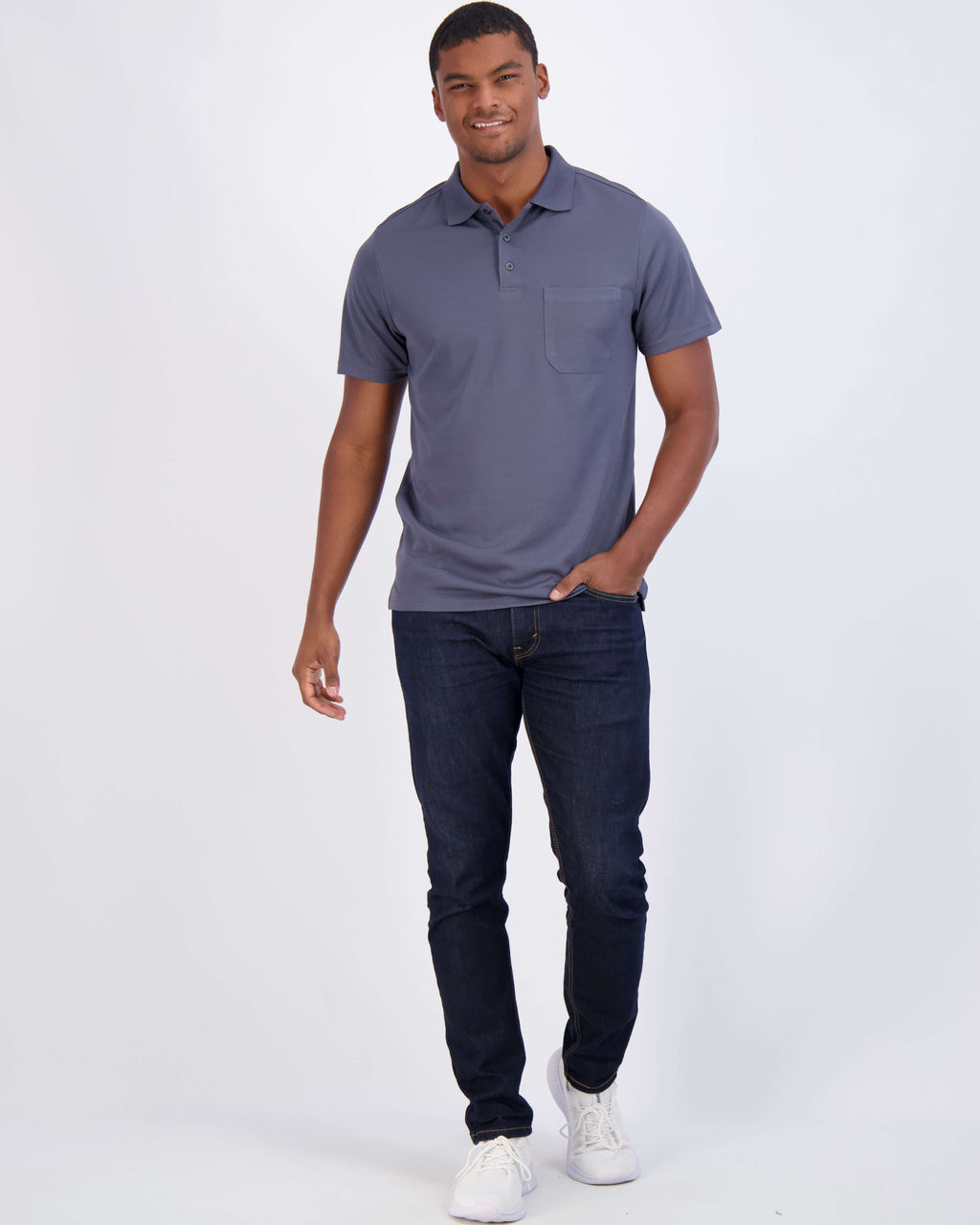 3 Pack: Men's Short Sleeve Dry-Fit Polo Shirt (Available in Big & Tall)