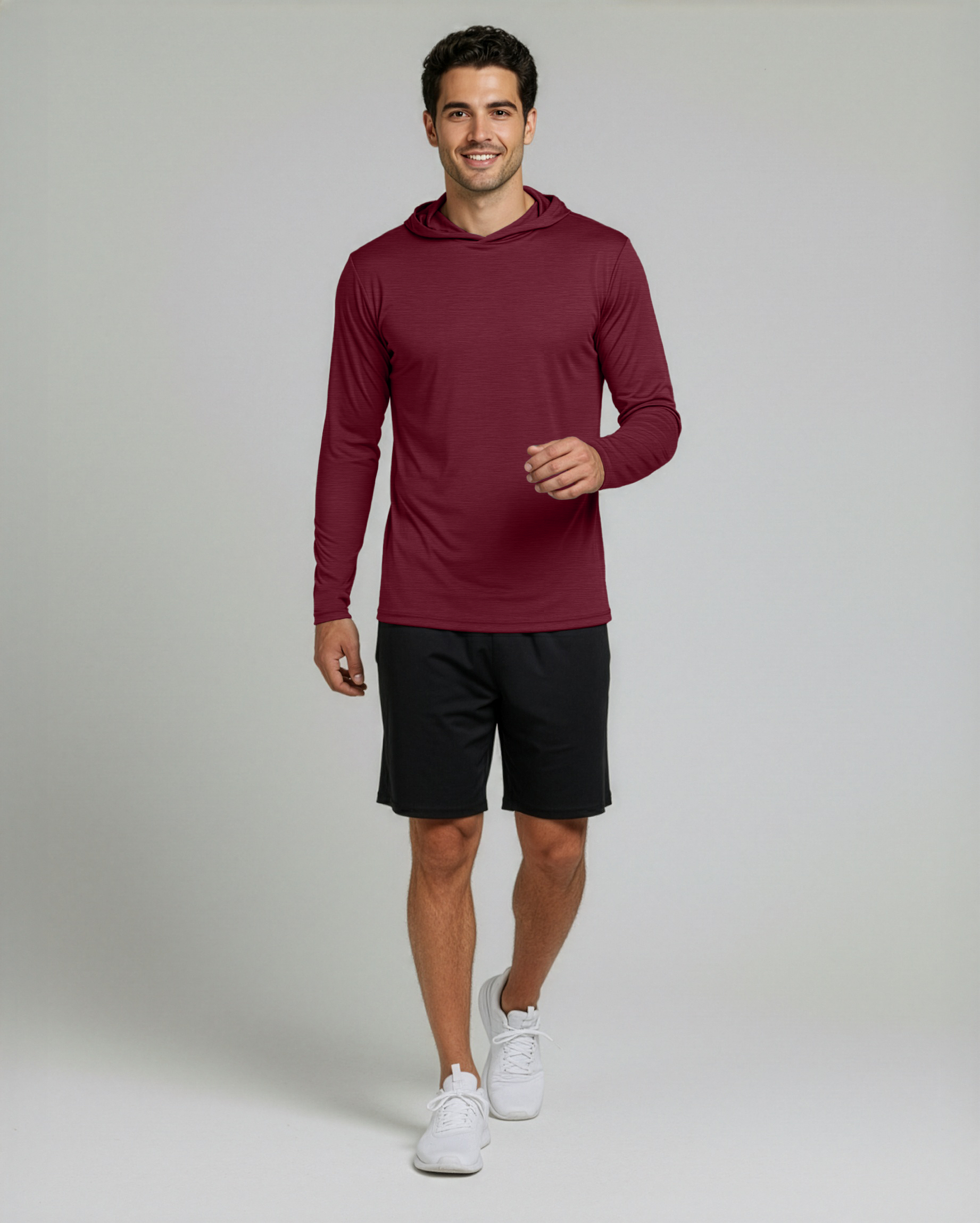 3 Pack: Mens Dry Fit Active Hoodie Pullover Sweatshirt