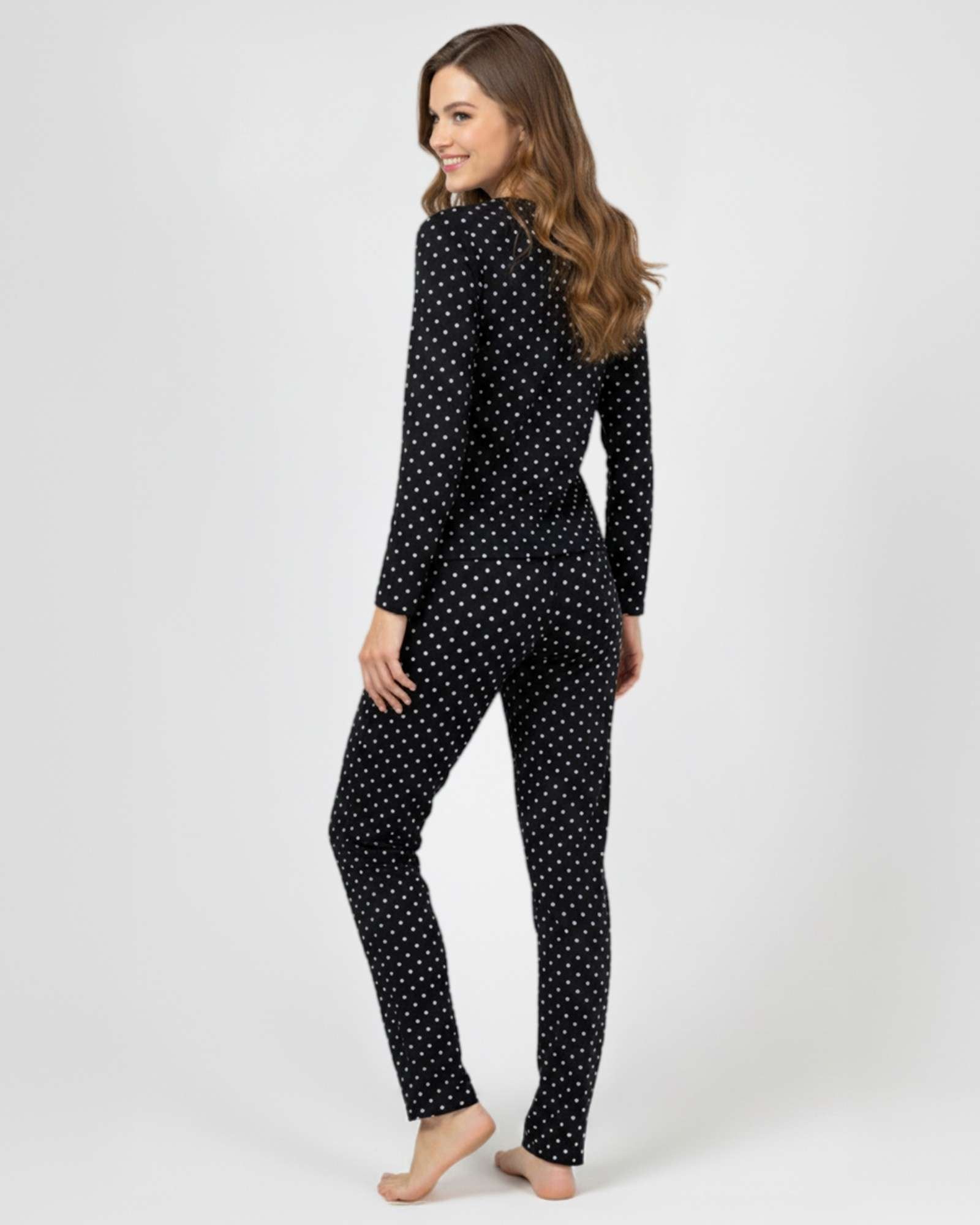 2 Pack: Women’s Pajama Set Super-Soft Long Sleeve Top With Pants