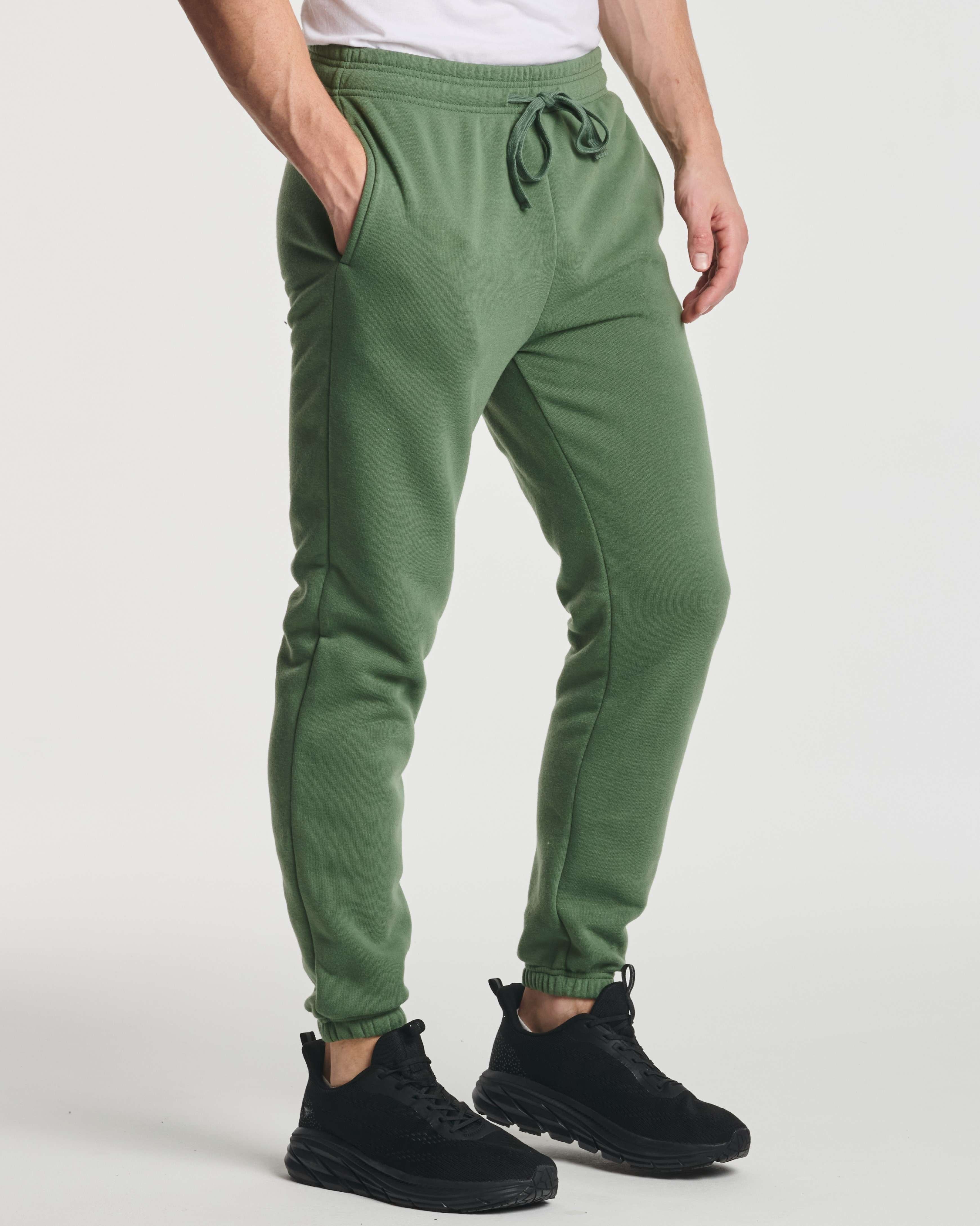 3 Pack: Men's Fleece Jogger Sweatpants (Available in Big & Tall)