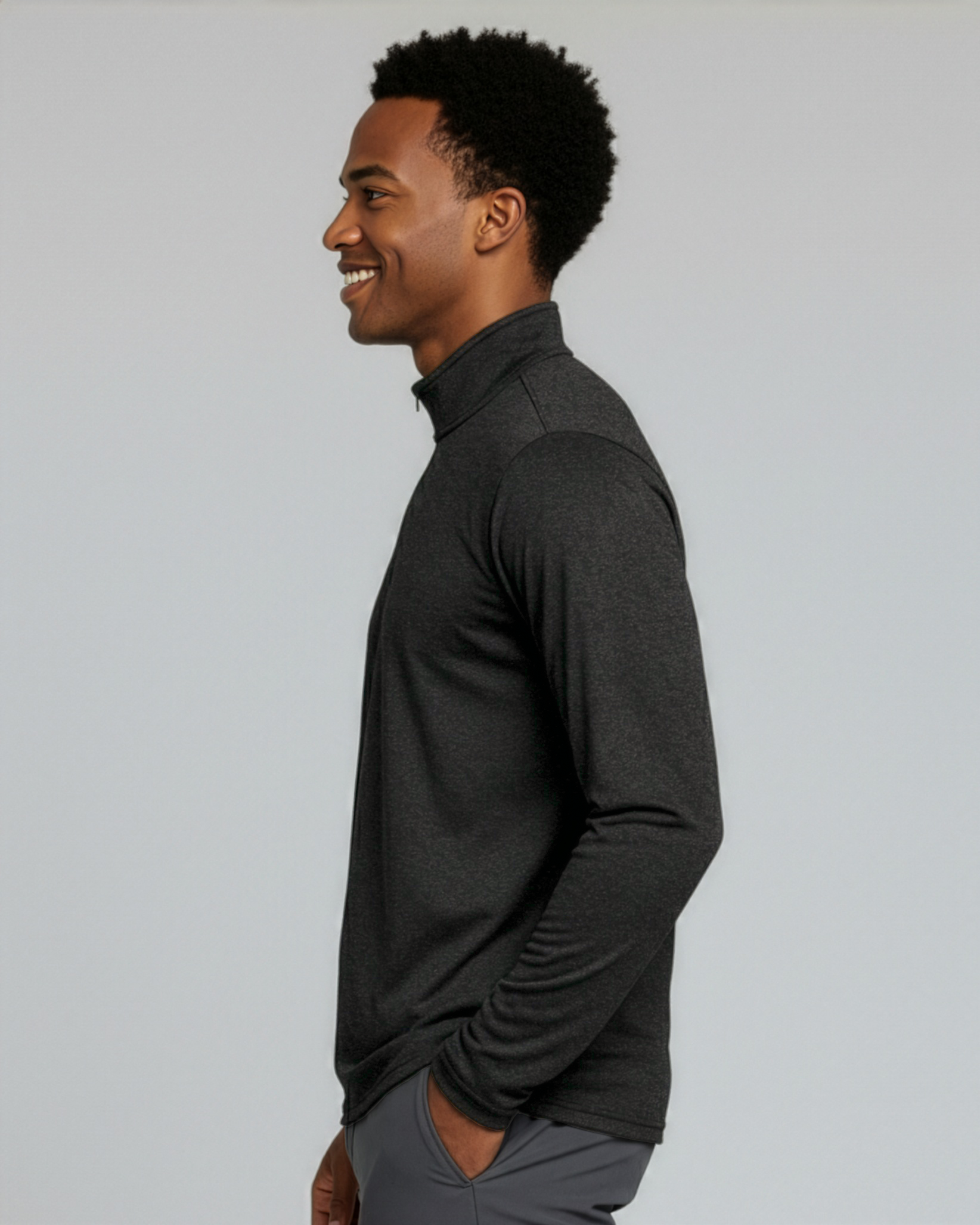 3 Pack: Mens Active Dry-Fit Quarter Zip Pullover (Available in Big & Tall)