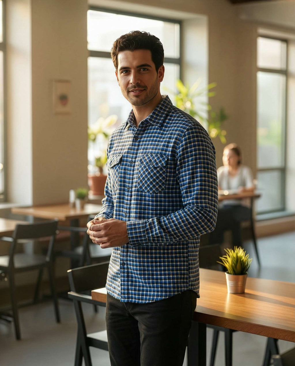 3 Pack: Men's Long-Sleeve Flannel Shirt