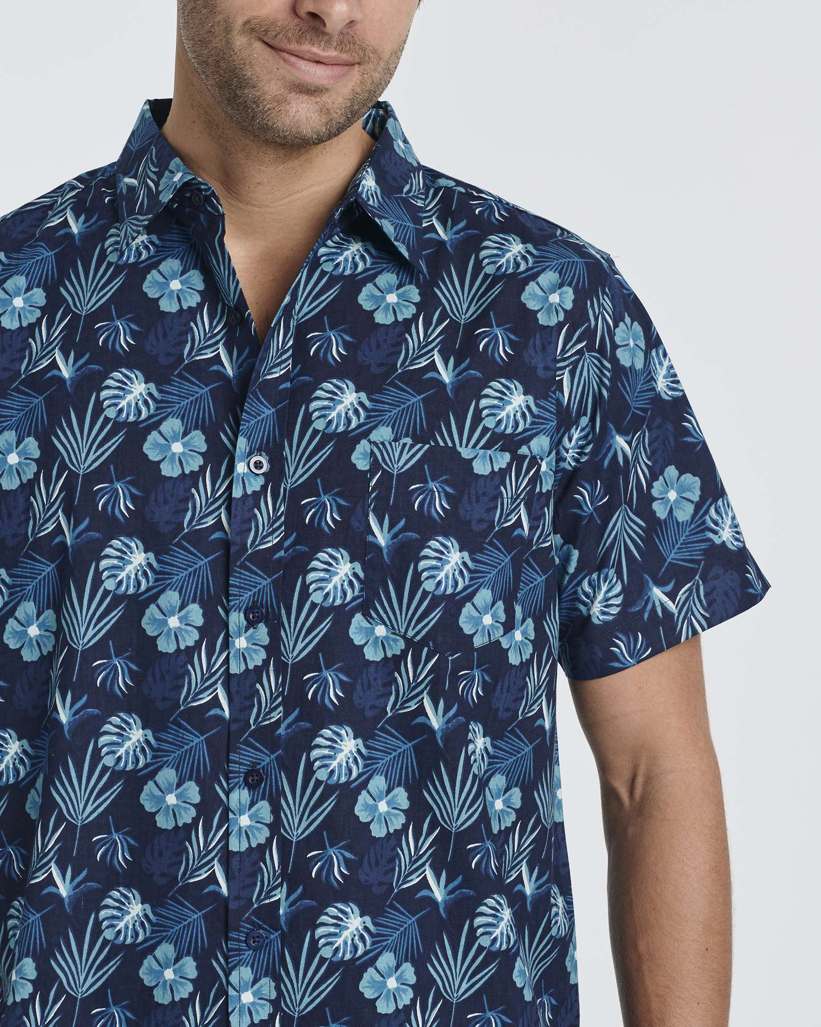 3 Pack: Men's Short-Sleeve Poplin Shirt (Available In Big & Tall)