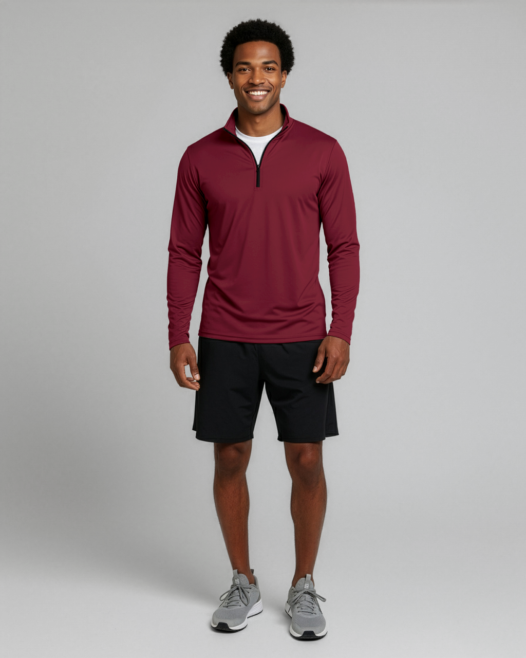 3 Pack: Mens Active Dry-Fit Quarter Zip Pullover (Available in Big & Tall)