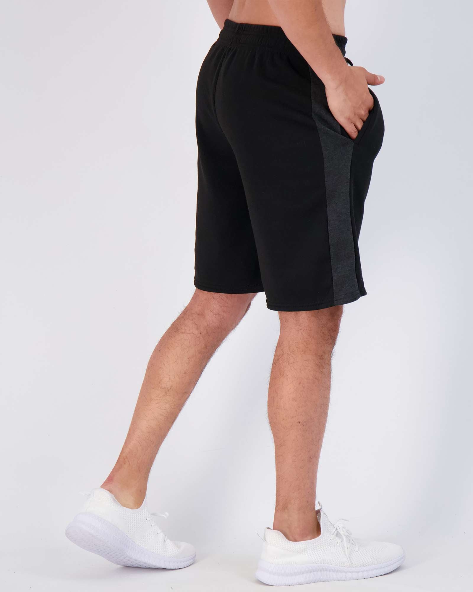 3 Pack: Mens 9" Fleece Casual Lounge Shorts