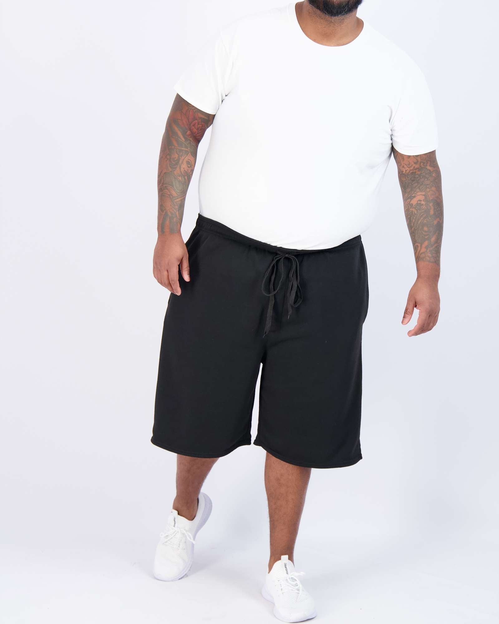 3 Pack: Mens 9" Fleece Casual Lounge Shorts