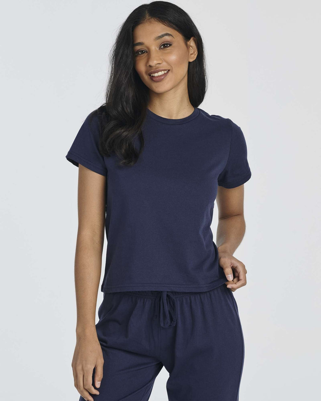 2 Pack: Women's Cotton Pajamas with Capri Pants