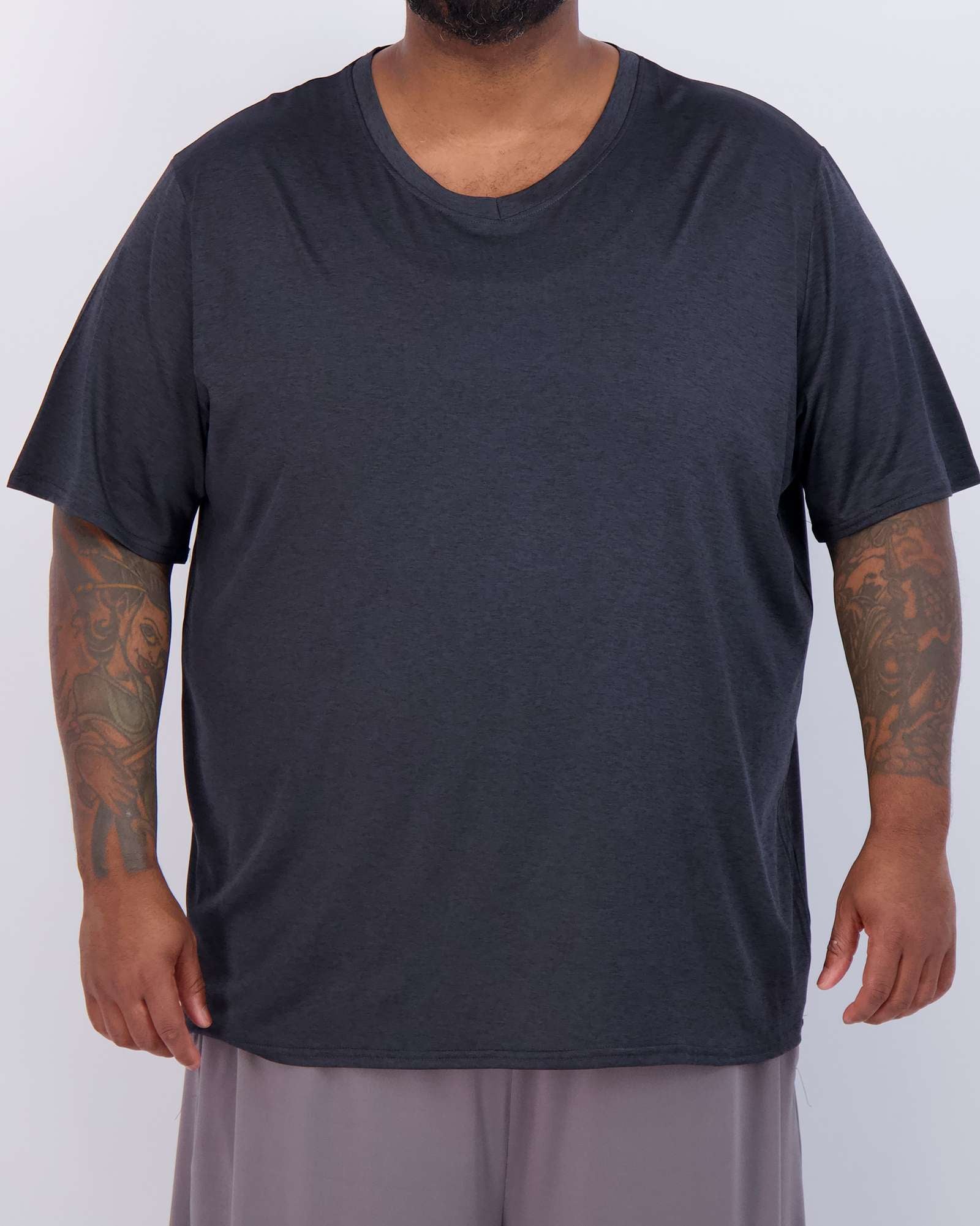 3 Pack: Men's Big & Tall V-Neck Short-Sleeve Dry-Fit T-Shirt