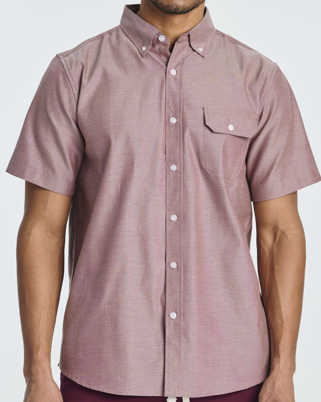 3 Pack: Men's Short-Sleeve Oxford Shirt (Available in Big & Tall)
