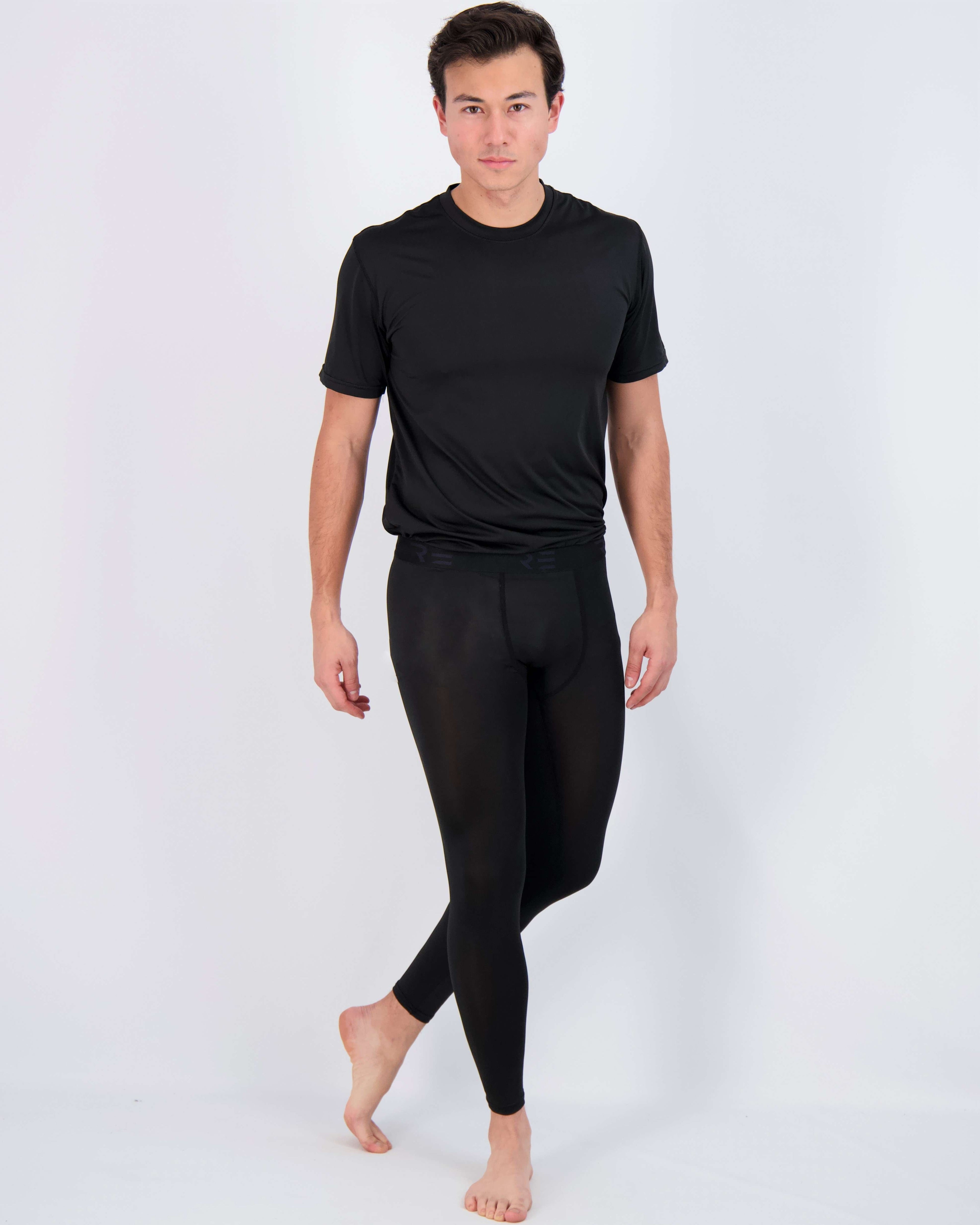 3 Pack: Mens Active Compression Pants