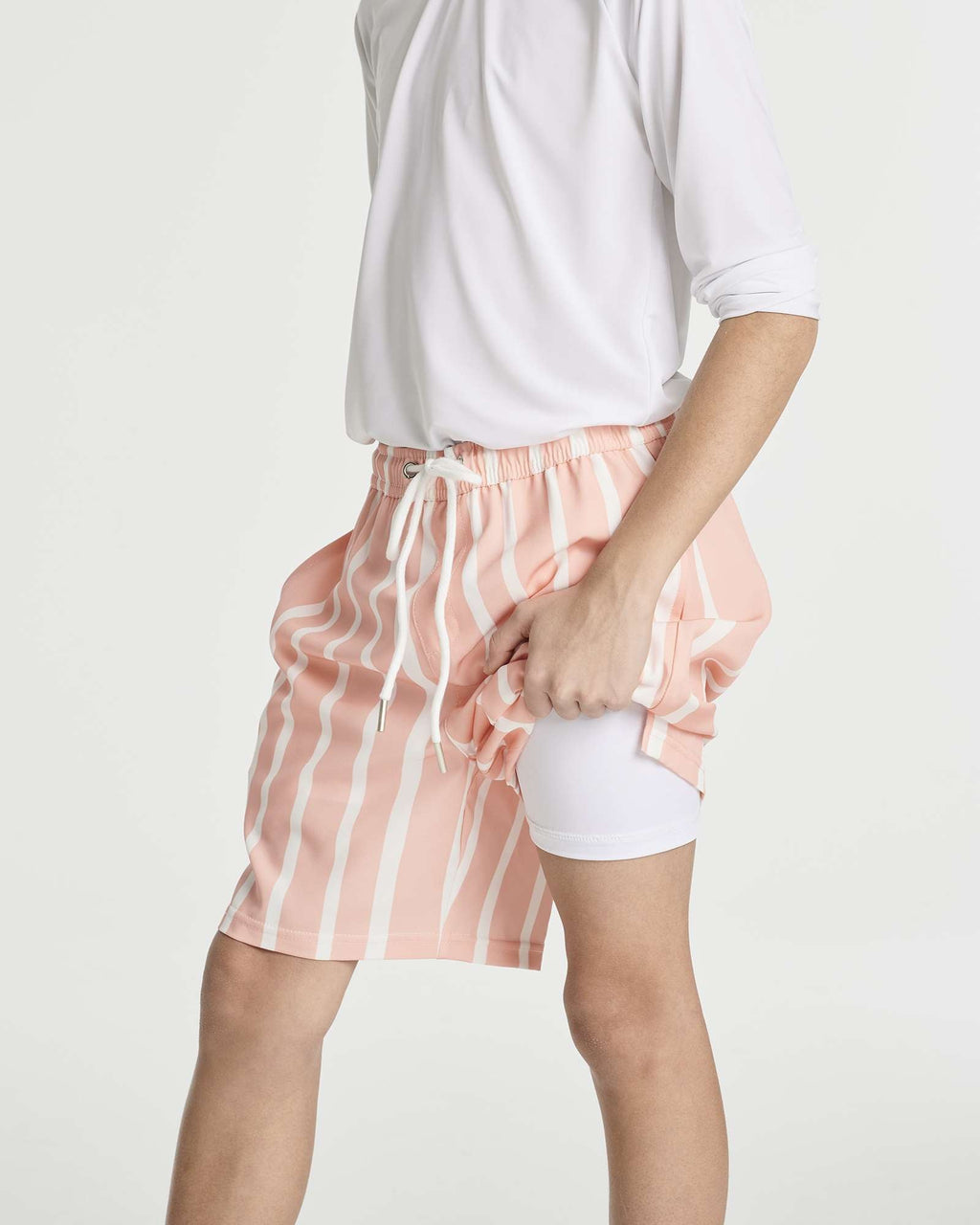 3 Pack: Boys' 2-in-1 Swim Trunks with Compression Liner