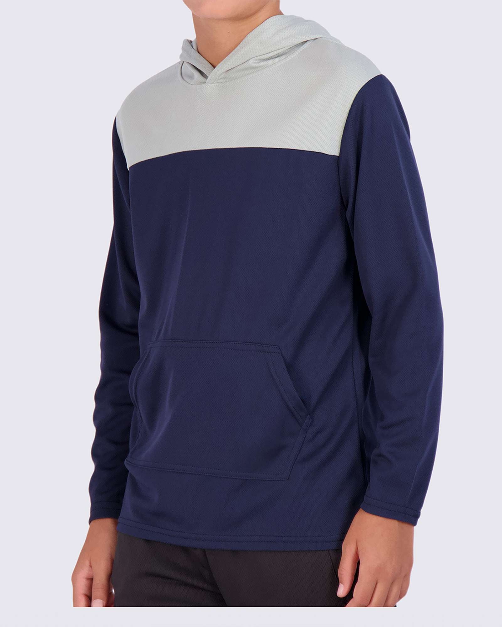 3 Pack: Boys Mesh Long Sleeve Pullover Hoodie Active Sweatshirt