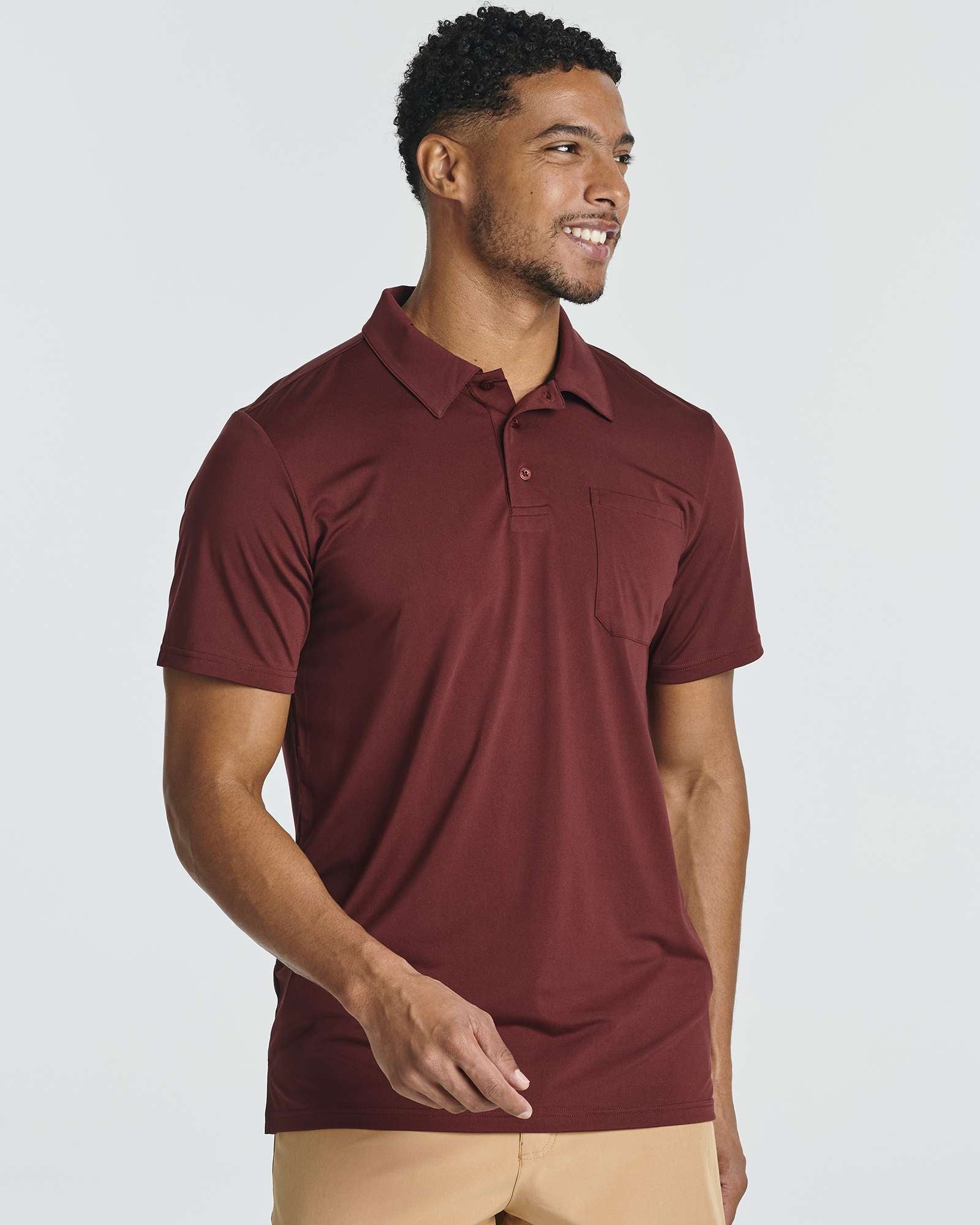 3 Pack: Men's Short Sleeve Pocket Polo Shirt (Available in Big & Tall)