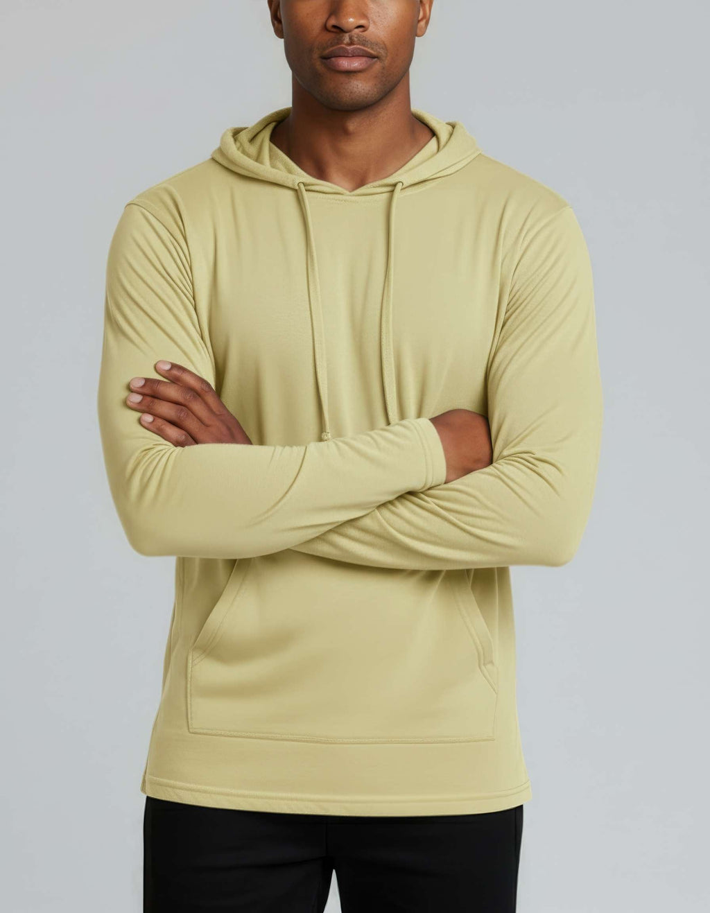3 Pack: Mens Cotton Lightweight Pullover Hoodie