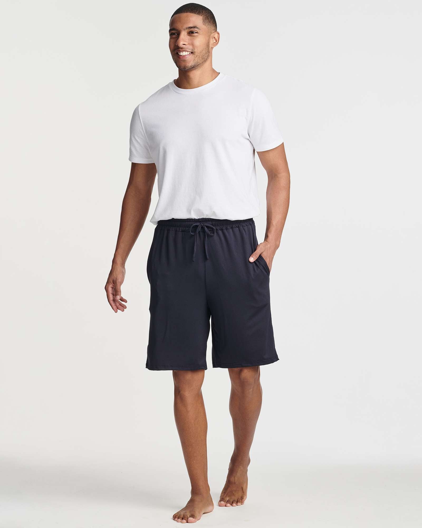 3 Pack: Men's Soft Pajama Shorts
