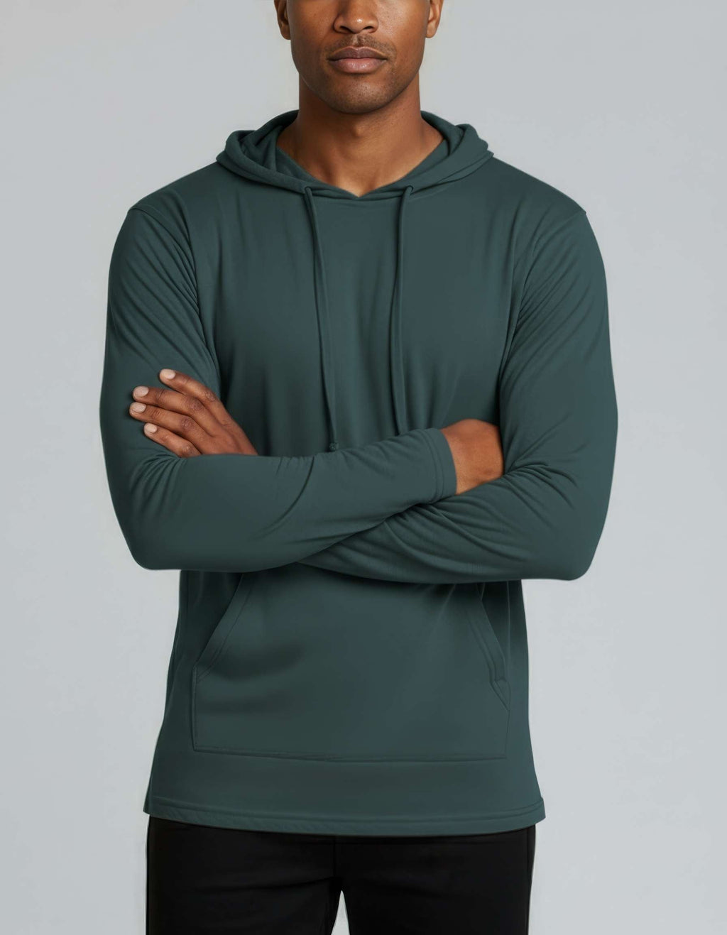 3 Pack: Mens Cotton Lightweight Pullover Hoodie